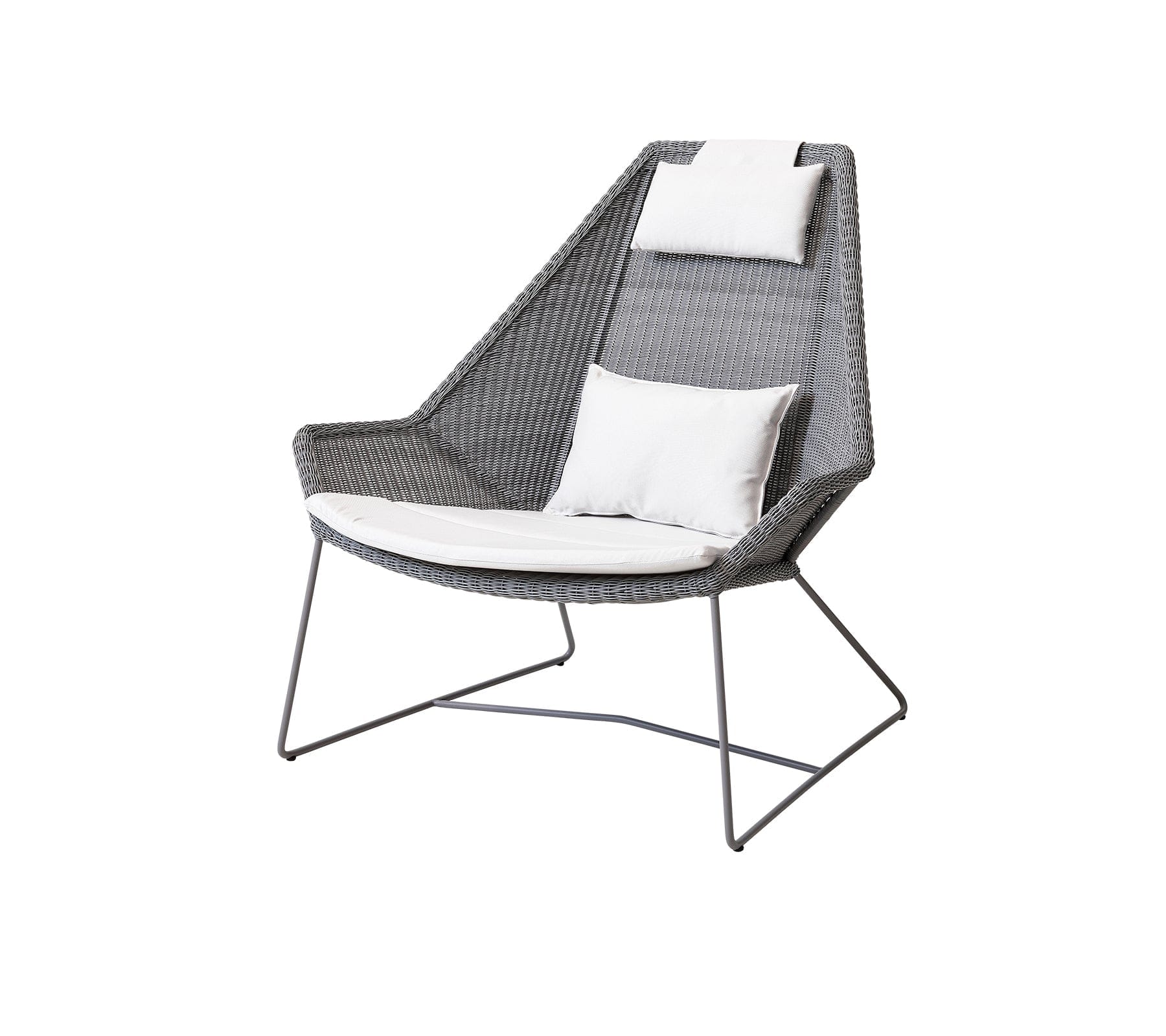 Breeze Highback Outdoor Chair - Comfortable Patio Lounge Chair for Backyard, Poolside, and Garden Relaxation