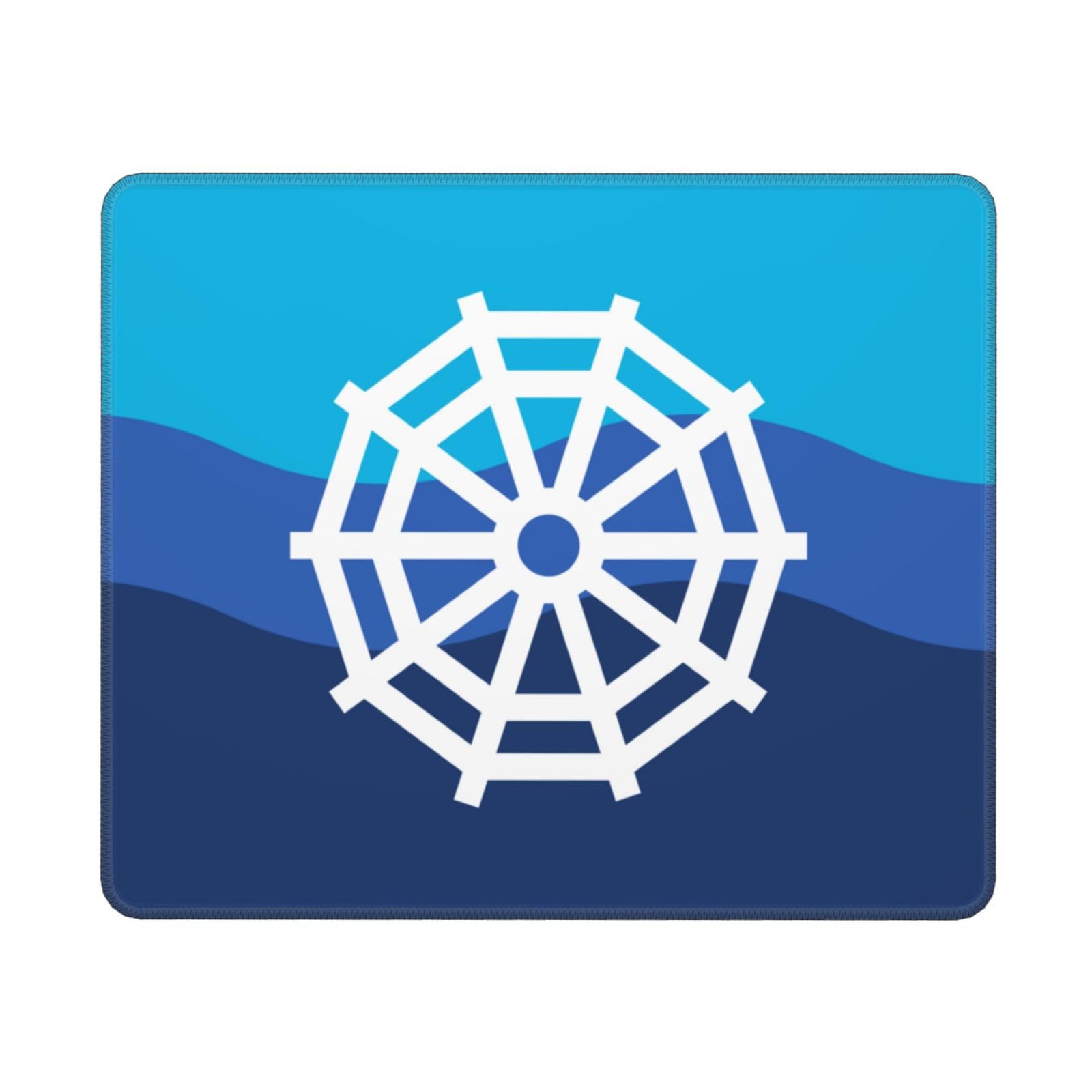 SIYTUAU Riverside Cincinnati Ohio Flag Mouse Pad - 10x12 Inch Waterproof Non-Slip Rubber Gaming Mousepad for Office & Laptop Use - Perfect for Work, Gaming & Home Decor