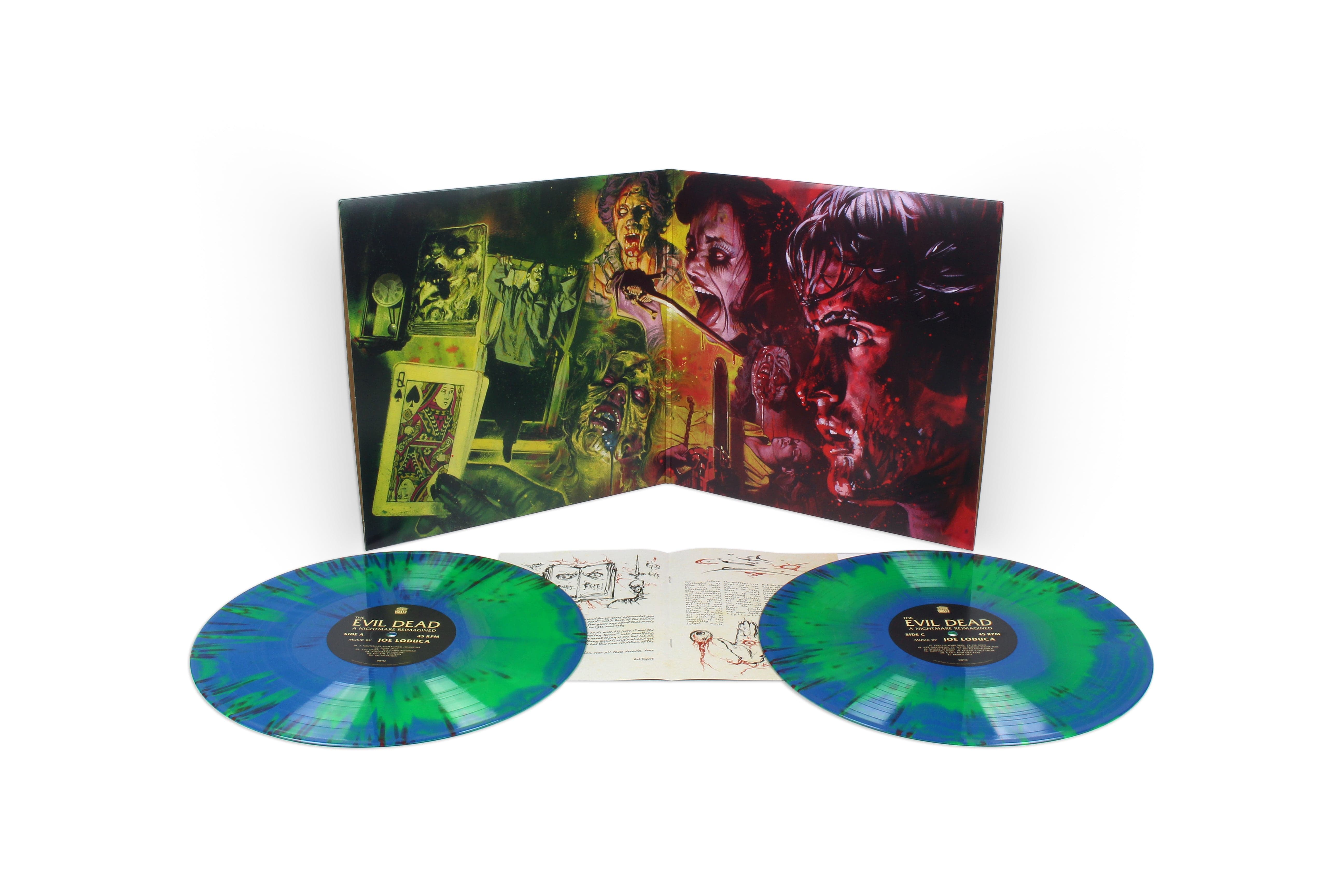 Evil Dead: A Nightmare Reimagined 2XLP Limited Edition Vinyl Soundtrack - Horror Movie Collector's Item for Home Theater & Halloween Parties