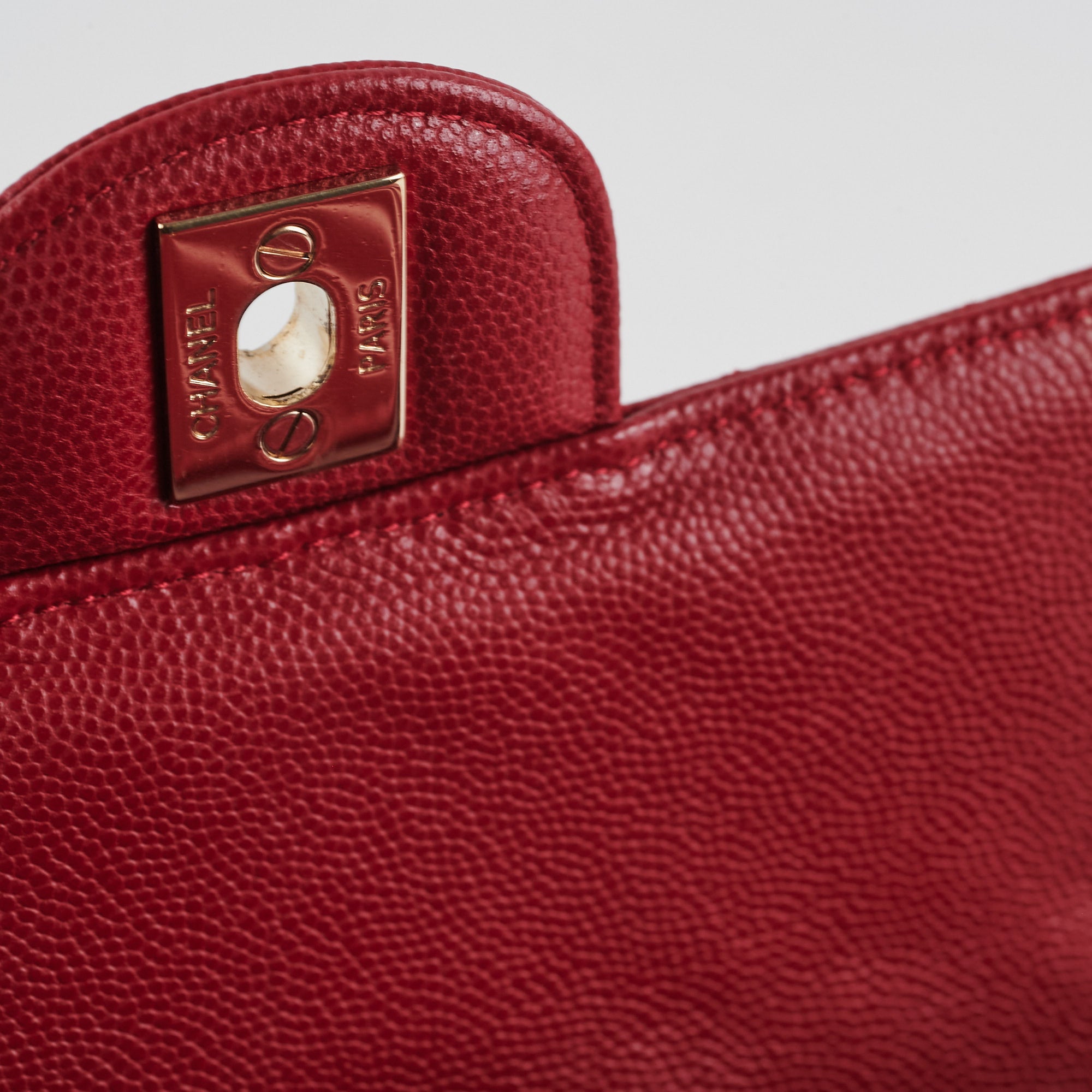 Chanel 18B Chevron Rectangular Mini Bag in Red - Luxury Crossbody Purse for Women, Perfect for Parties & Evening Events