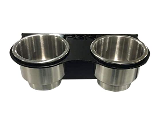 Yamaha YXZ 1000 SS R SE Cup Holder Dash Panel - Jumbo Stainless Steel Drink Holders for Off-Road UTV Accessories - Perfect for Racing, Camping & Outdoor Adventures