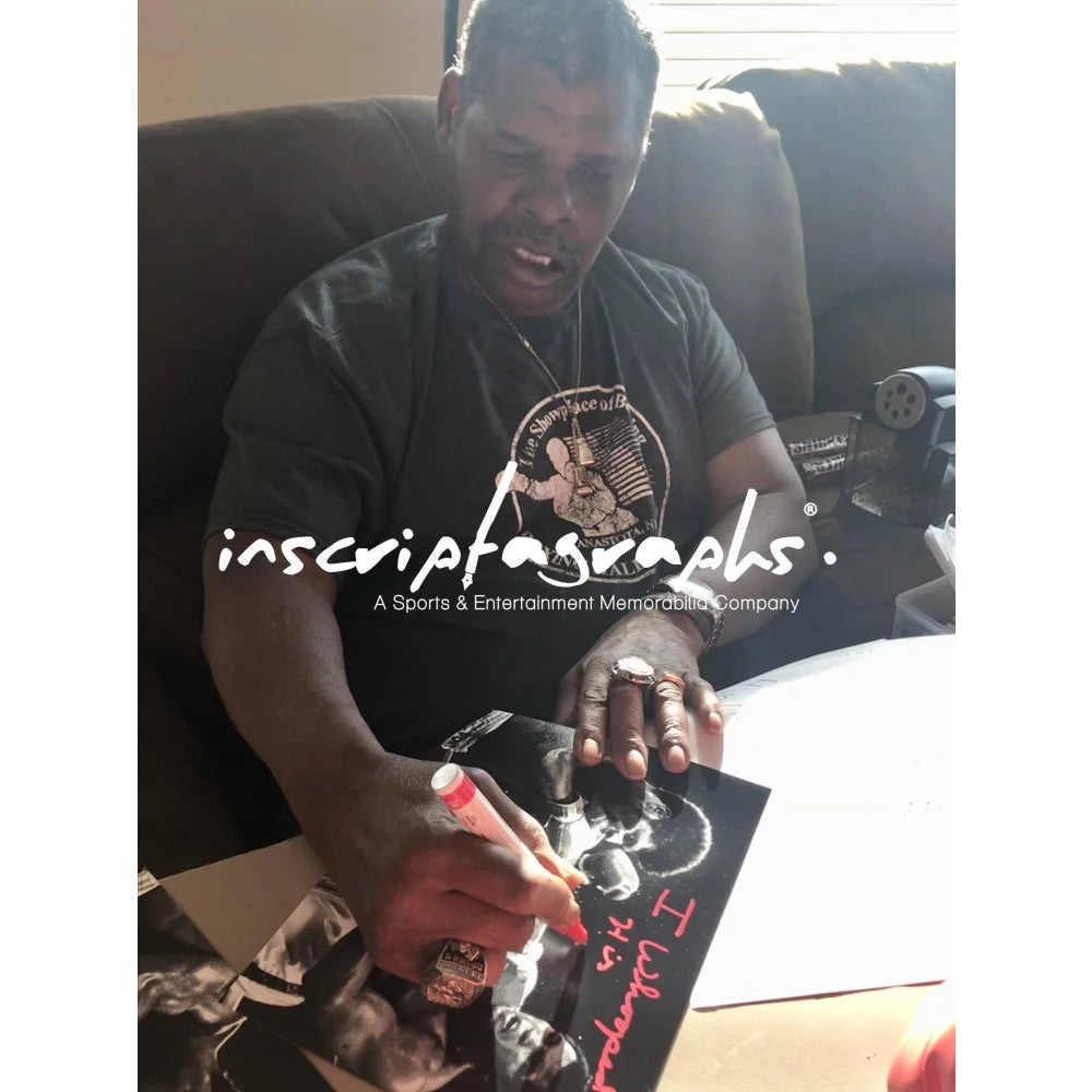 Leon Spinks Signed 8x10 Photo - Authentic Autograph Inscribed 