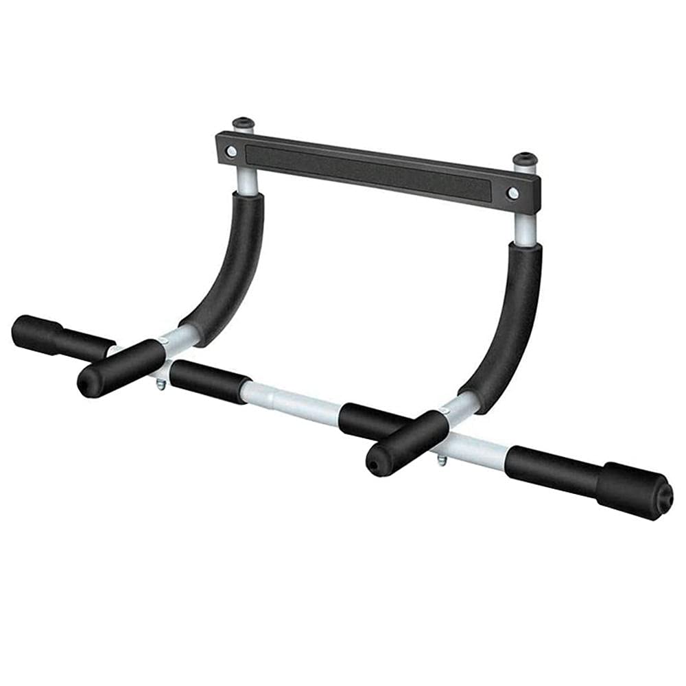 Pull Up Bar for Doorway - Multi-Grip Chin Up Bar with Foam Padding for Home Gym & Upper Body Workout | Portable Dip Bar for Strength Training, Calisthenics & Home Fitness