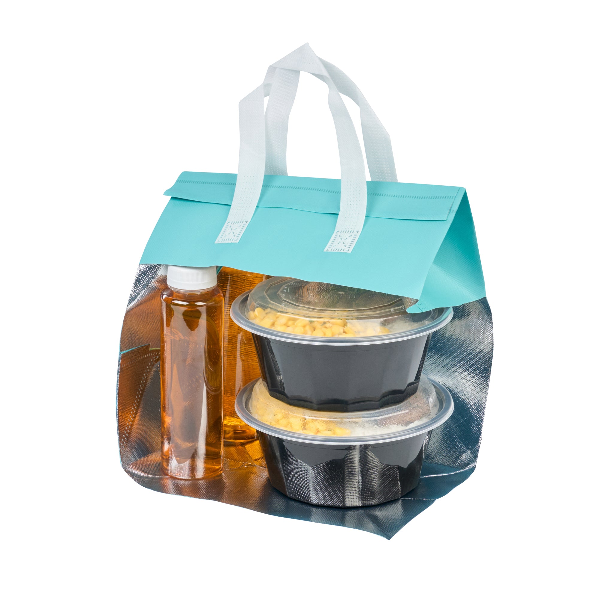 Premium Insulated Takeout Bags - Tamper Evident Food Delivery Bags (10.25