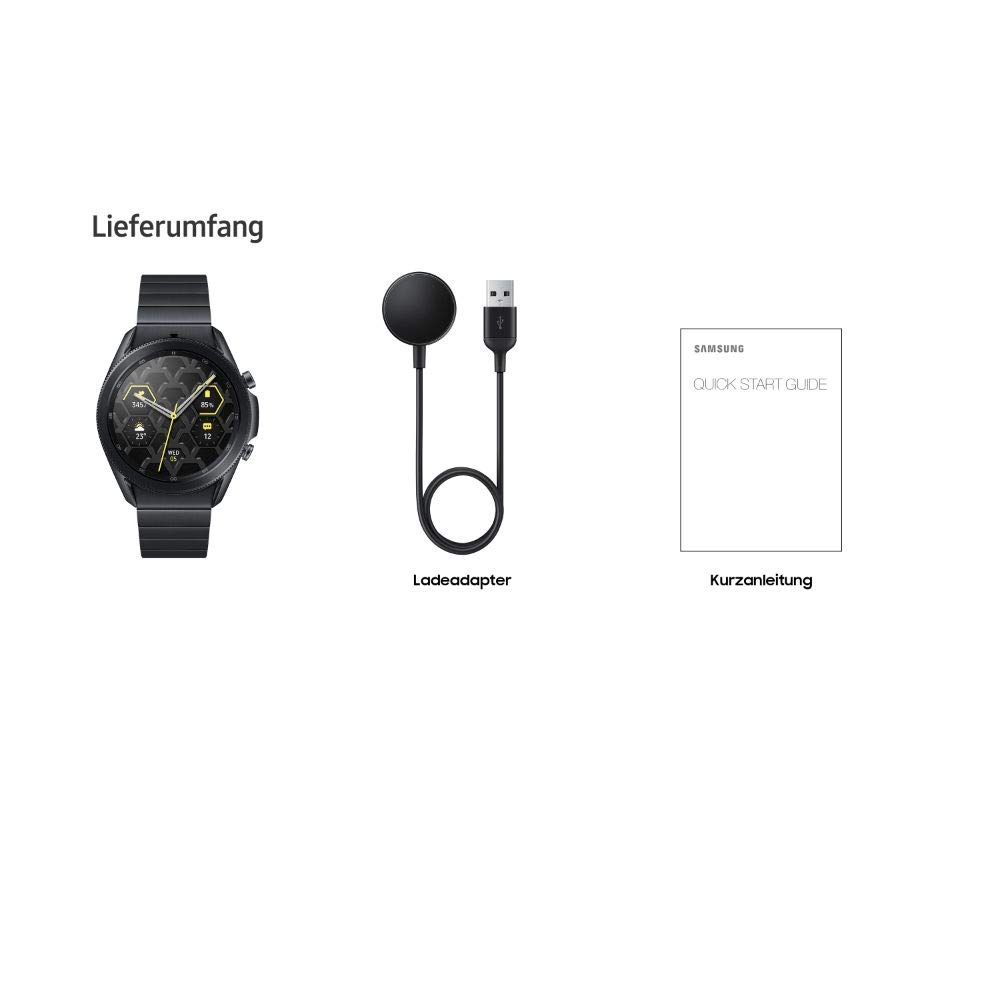 Samsung Galaxy Watch3 Smartwatch - Bluetooth Compatible with Android, Rotating Bezel, Fitness Tracker, Large Round Screen for Workouts & Daily Use