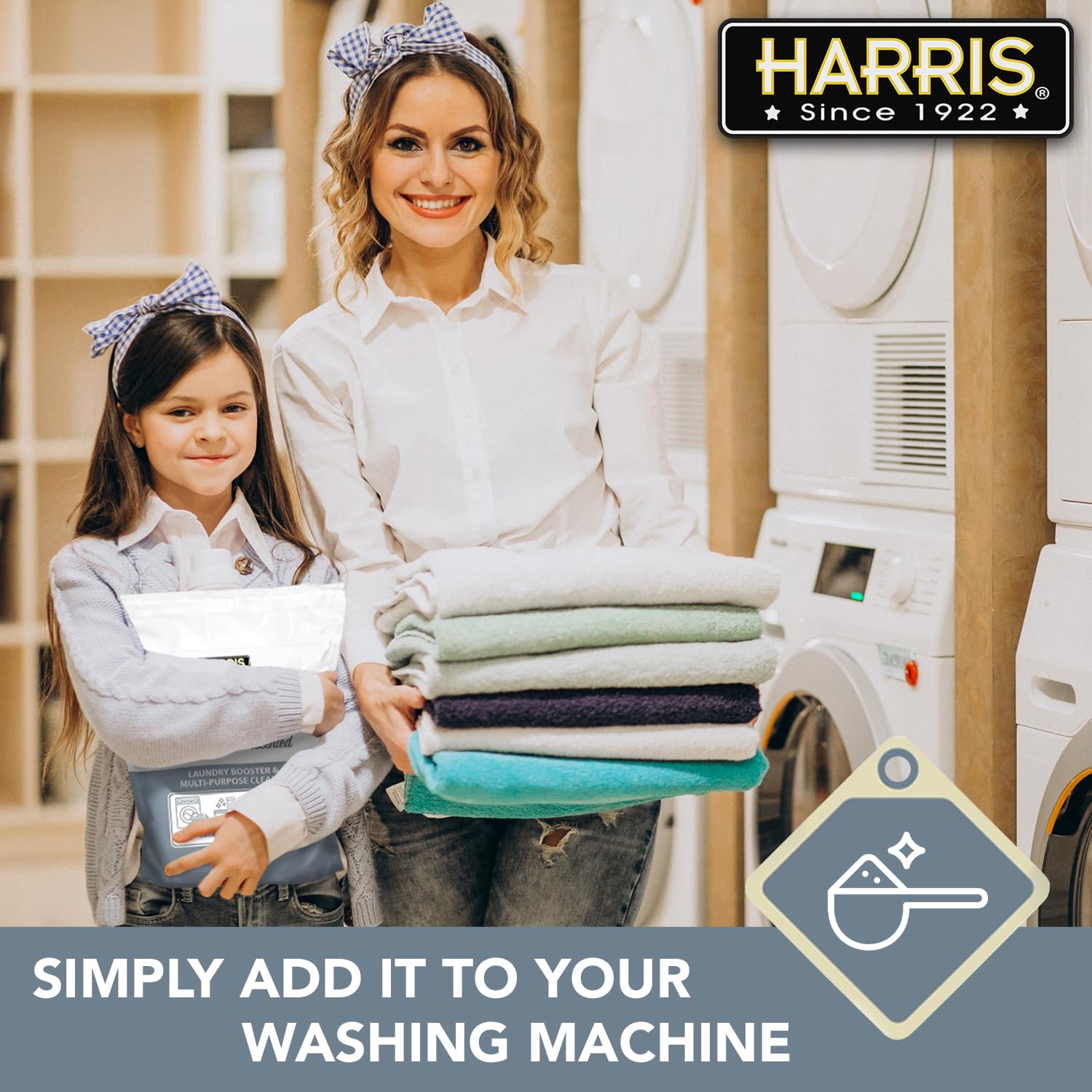 Harris 10lb Borax Powder - Unscented Laundry Booster & Multipurpose Cleaner for Stain Removal, Odor Control, and Household Cleaning | Ideal for Laundry, Dishwashing, and All-Purpose Cleaning