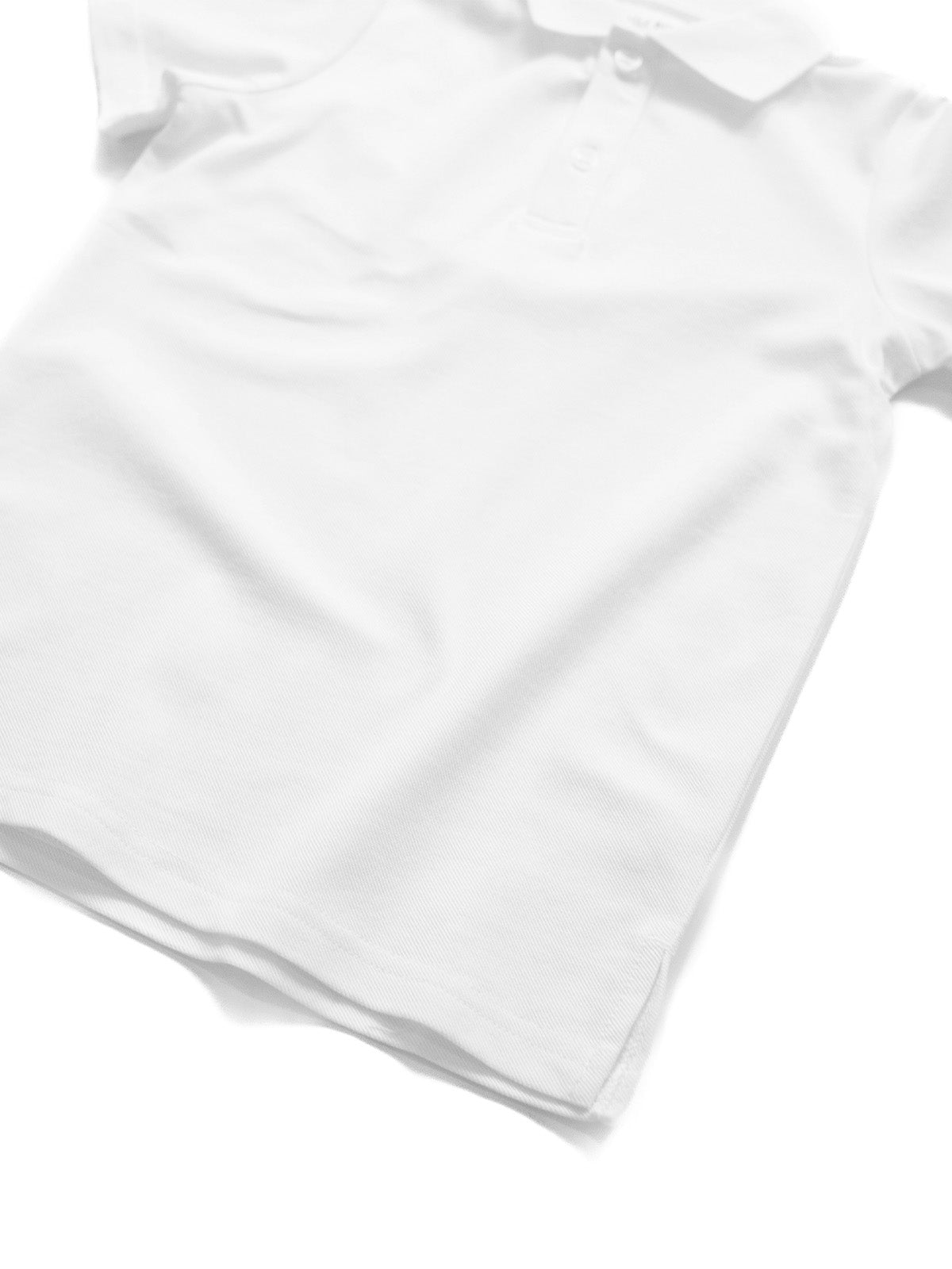 Men's Classic Basic Short Sleeve Polo Shirt - Breathable Cotton, Comfort Fit, White - Perfect for Casual Wear, Golf & Office Outfits