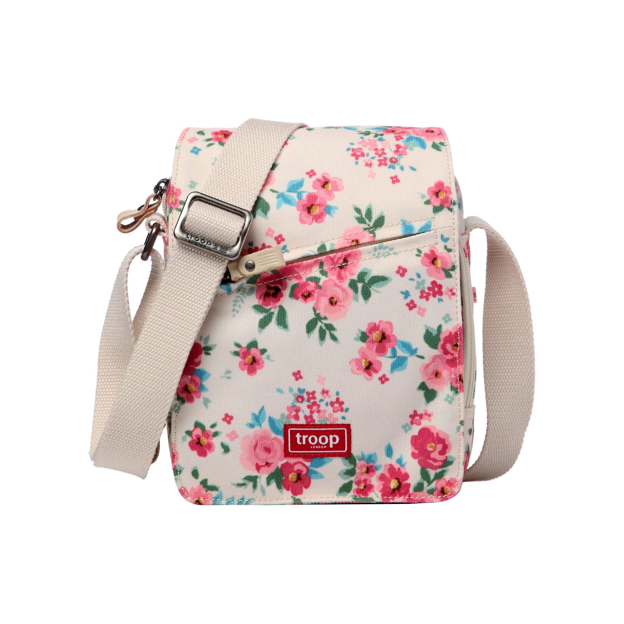 TRP0239 Troop London Classic Canvas Crossbody Bag - Stylish & Durable for Travel, Work & Everyday Use