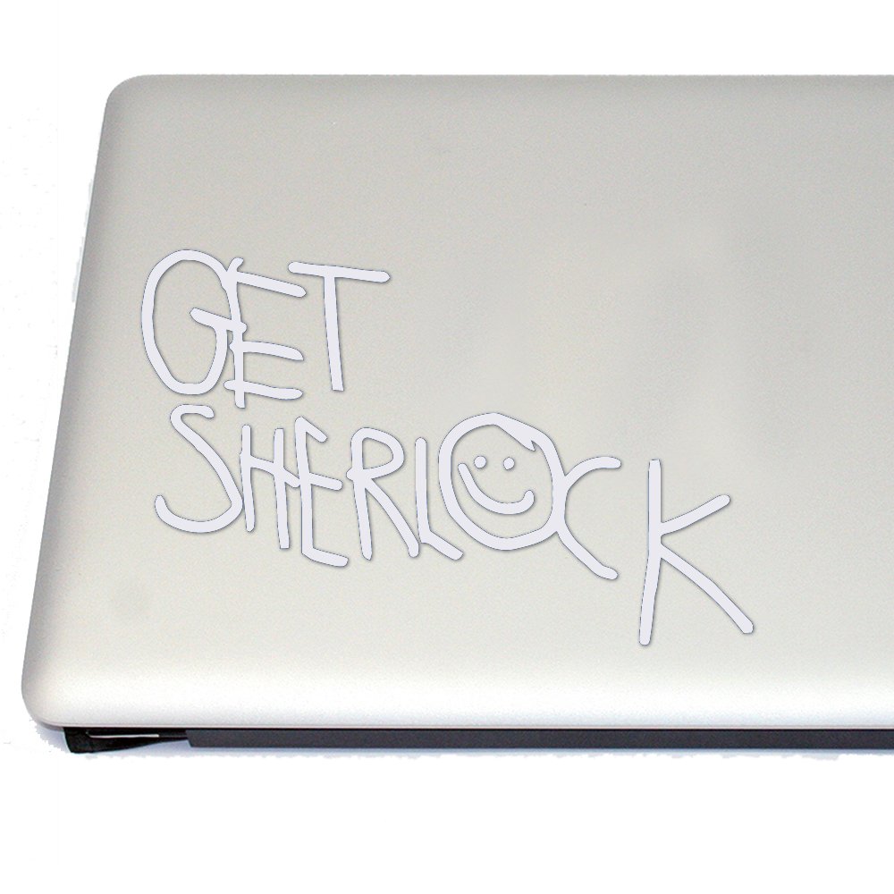 Sherlock Moriarty Vinyl Decal for Cosplay & Fan Gear - White Sticker for Laptops, Cars & DIY Projects - Perfect for Anime Conventions & Home Decor