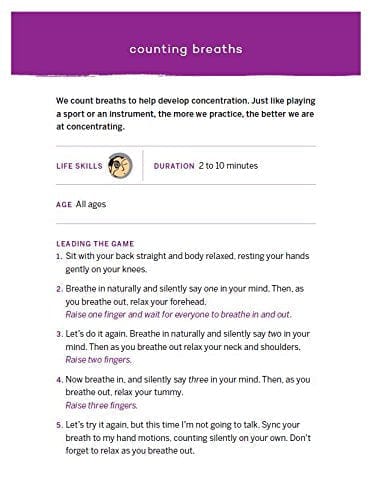 Mindful Games Activity Cards for Kids - 50 Fun Mindfulness Exercises & Emotional Regulation Activities - Perfect for Classroom, Therapy, and Home Use