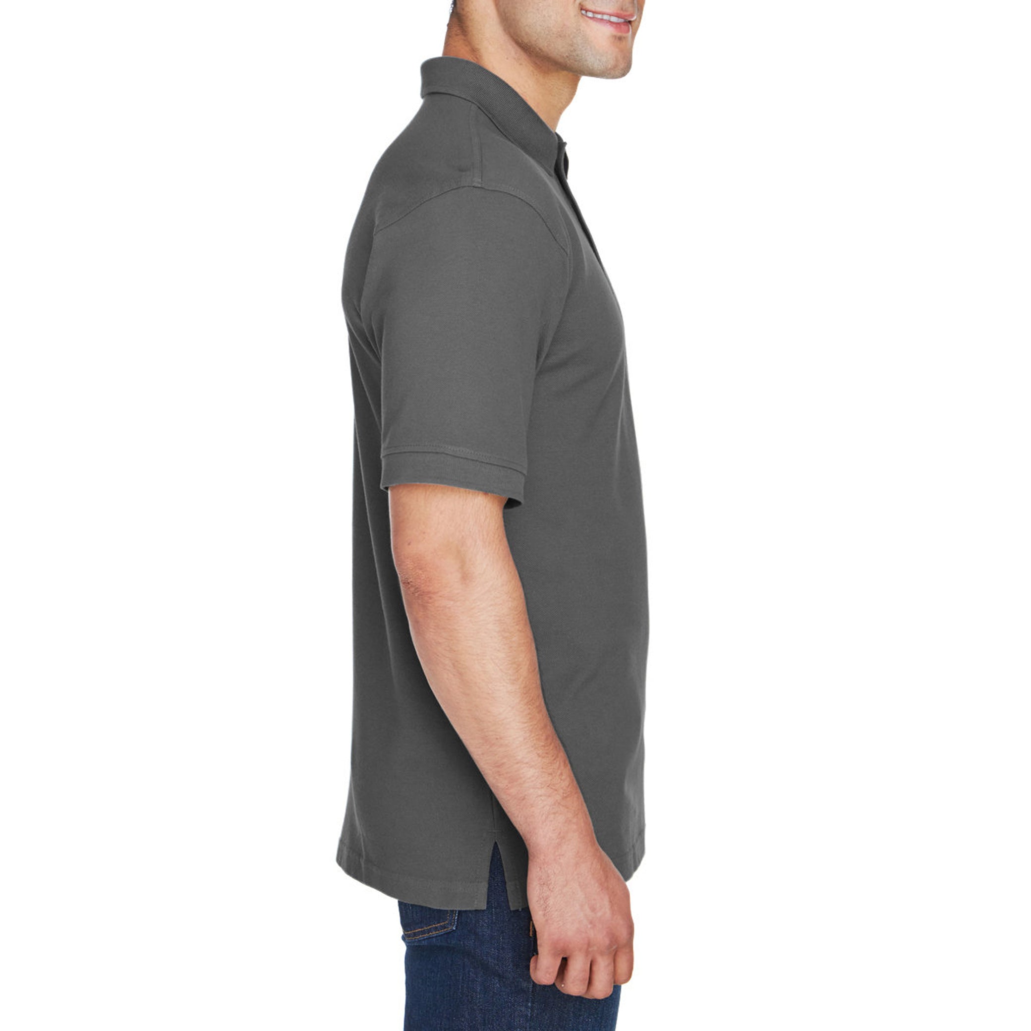 Flint Rogues RFC Ringspun Cotton Polo Shirt for Men - Soft, Breathable & Durable - Perfect for Golf, Casual Wear & Outdoor Activities