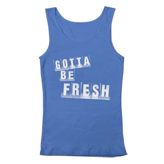 GEEK TEEZ Gotta Be Fresh Men's Tank Top - Breathable Cotton Sleeveless Shirt for Gym, Workout & Summer | Trendy Casual Streetwear for Men