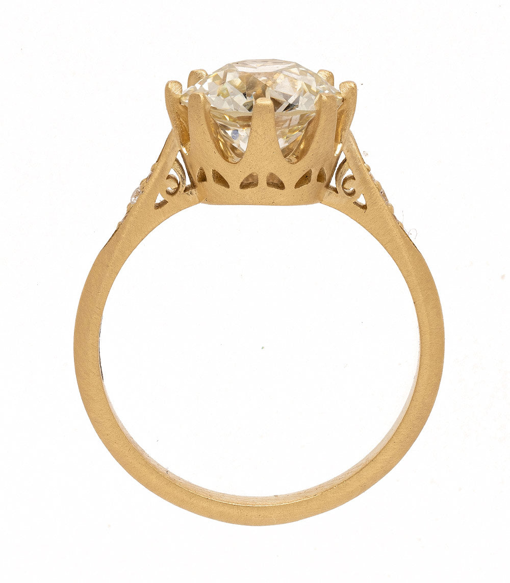 2 Carat Round Solitaire Diamond Ring for Women - Classic Engagement & Wedding Band - Perfect for Proposals, Anniversaries, and Special Occasions