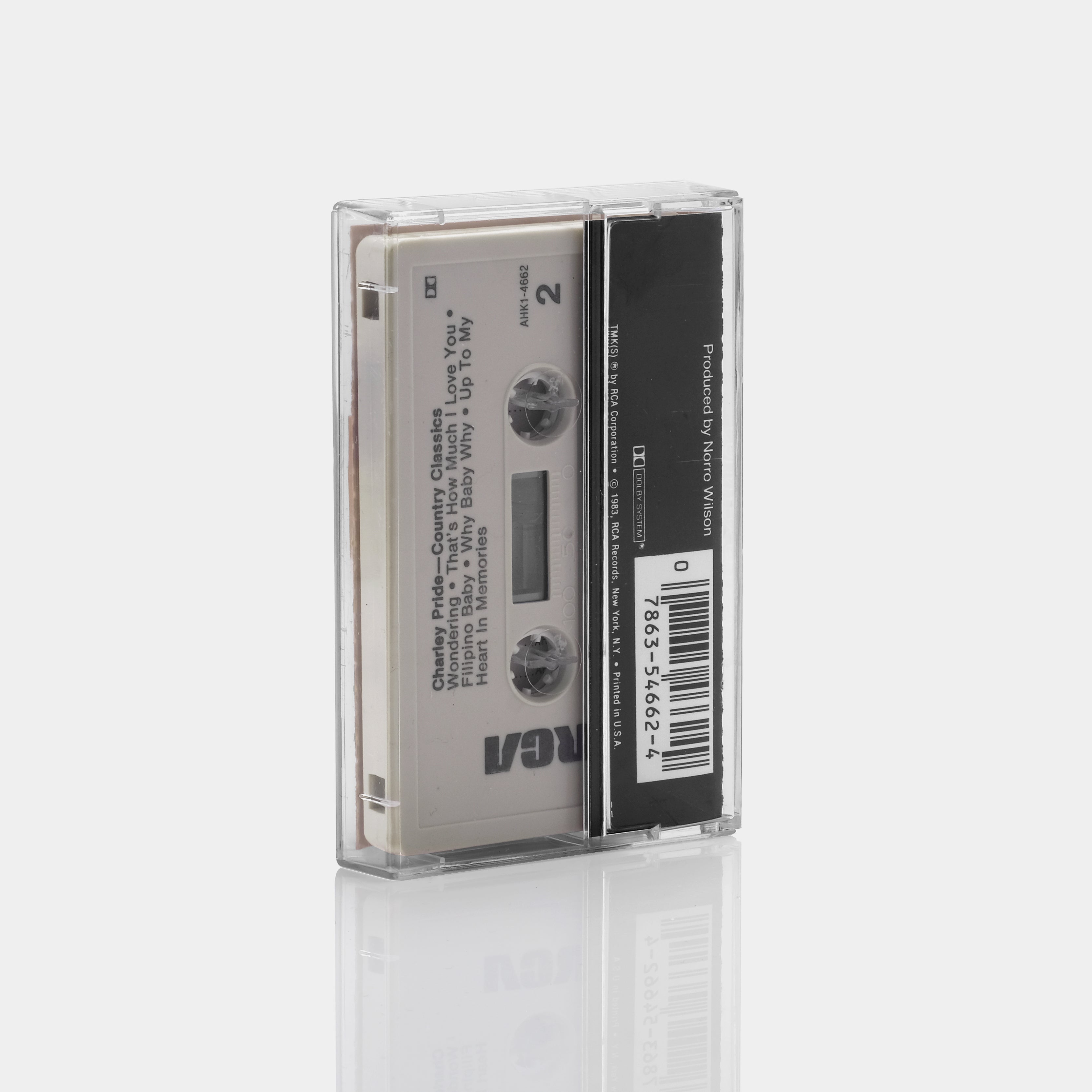 Charley Pride Country Classics Cassette Tape - Vintage Country Music Collection - Perfect for Car, Home Stereo & Retro Music Lovers