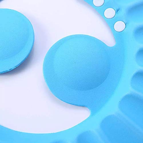 CAZINA Adjustable Baby Shower Cap - Soft Bathing Hair Wash Protector Hat for Newborns & Infants (Boys & Girls, Multicolor) - Keep Eyes & Ears Dry During Bath Time & Hair Washing