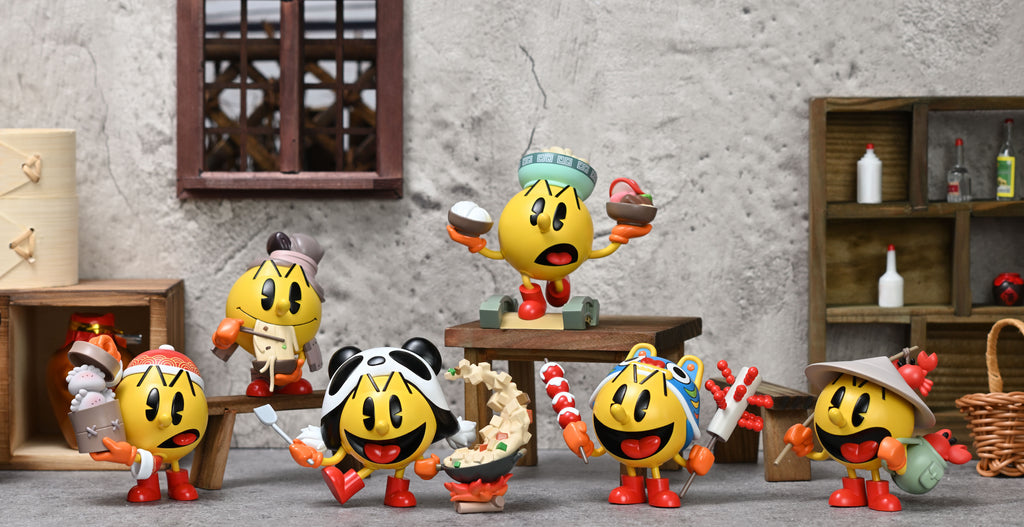 Pac-Man Shiquan Shimei Series Blind Box Collectible Toys - Cute Mystery Figure Set for Gamers & Anime Fans - Perfect for Display, Gifts, and Arcade-Themed Decor
