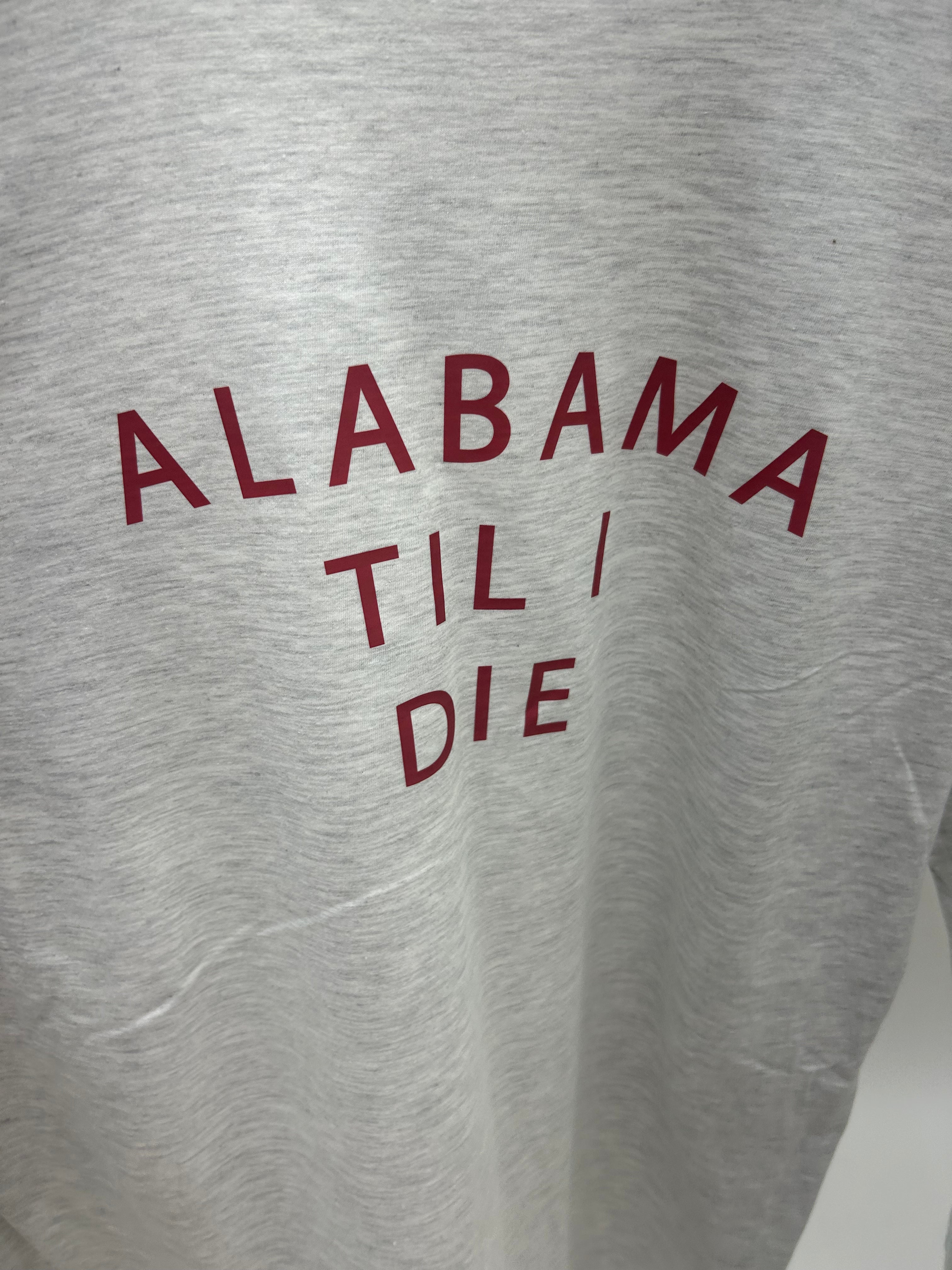 Alabama Crimson Tide Fan Long Sleeve T-Shirt - Officially Licensed College Football Apparel for Game Day & Tailgating