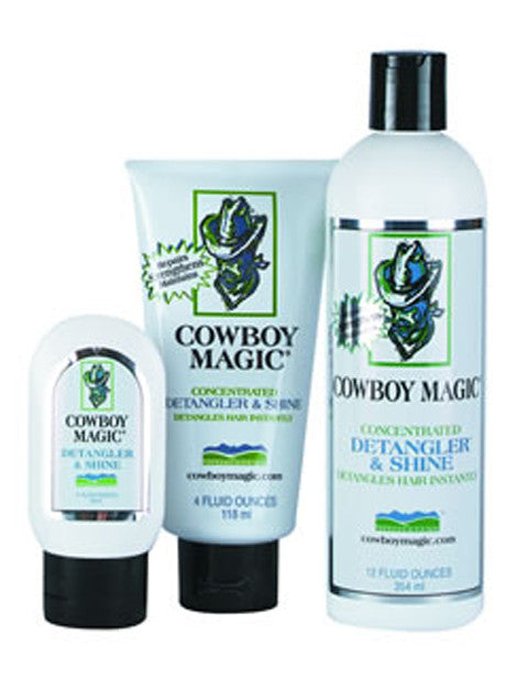 Cowboy Magic Detangler & Shine Spray for Horses - Detangle & Condition Mane & Tail - Perfect for Grooming, Shows & Daily Care