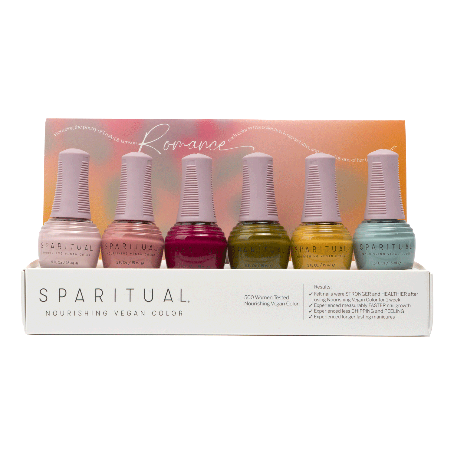 SpaRitual Romance Collection Gift Set - 6 Piece Luxury Nail Care Kit for Spa & Home Use - Perfect for Valentine's Day, Anniversary & Self-Care Gifts