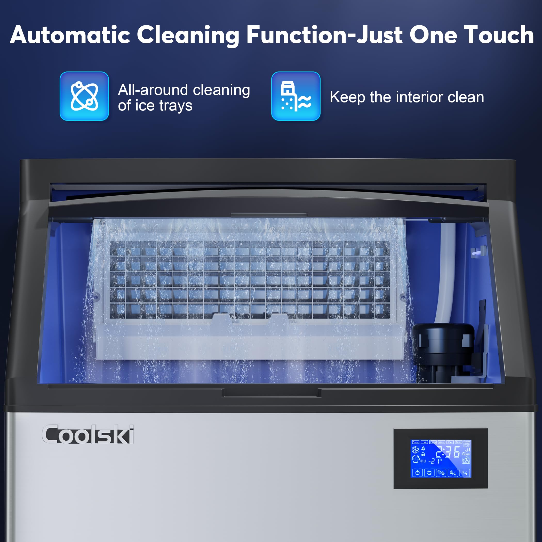 Commercial Ice Maker Machine 320LBS/24H - 26
