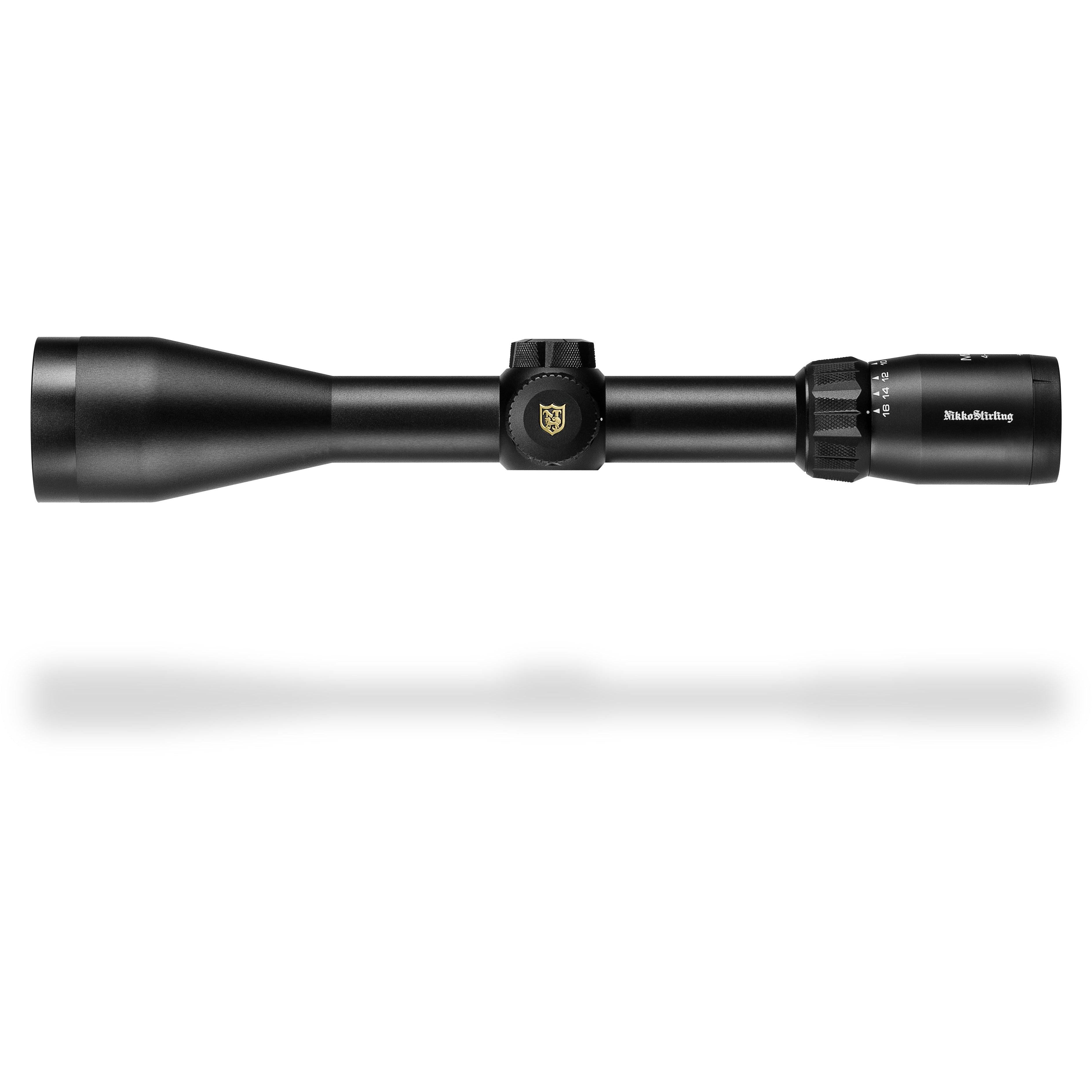 Nikko Stirling Metor 4 16x50 Rifle Scope with Glass Reticle - High Precision Optics for Hunting, Shooting & Outdoor Adventures