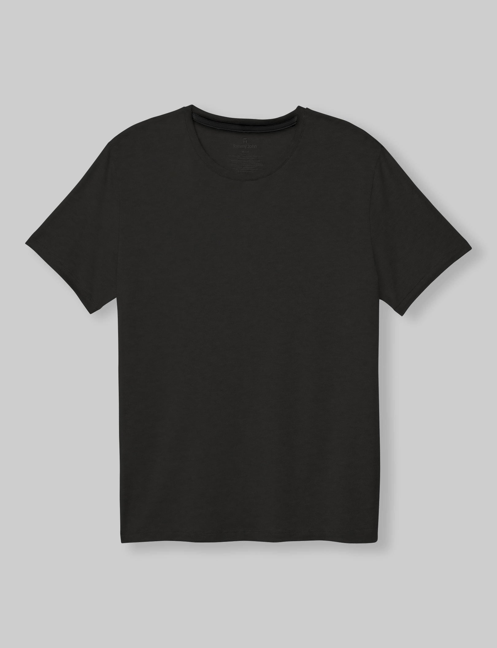 Second Skin Crew Neck T-Shirt for Men - Ultra Soft Stretch Cotton Tee - Perfect for Casual Wear, Layering & Everyday Comfort
