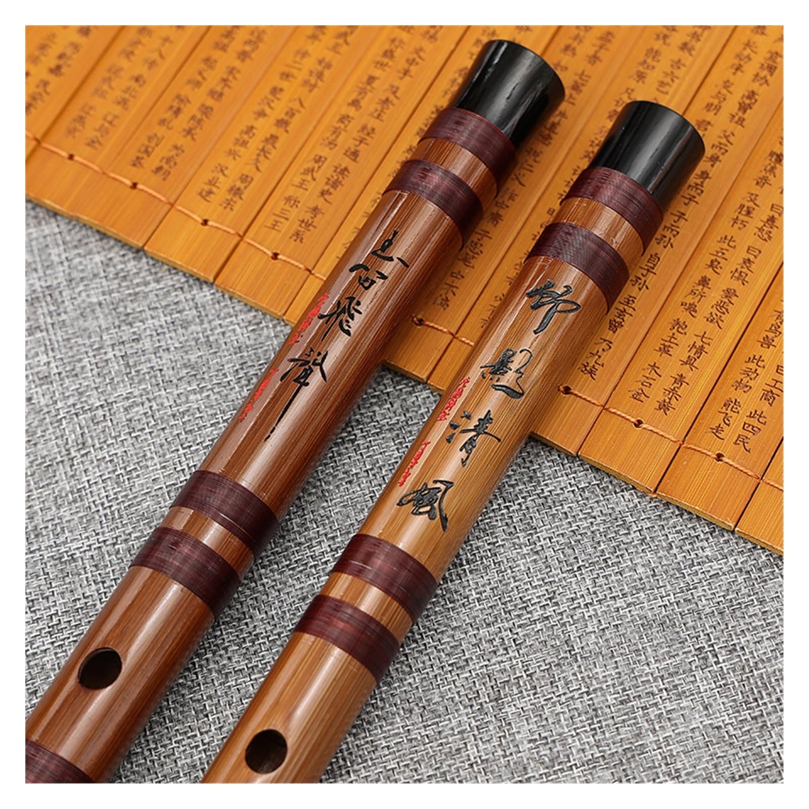 Professional Bamboo Flute - Zero Base Horizontal Bamboo Wind Flute for Adult Beginners (F Key) - Perfect for Meditation, Yoga, and Music Practice