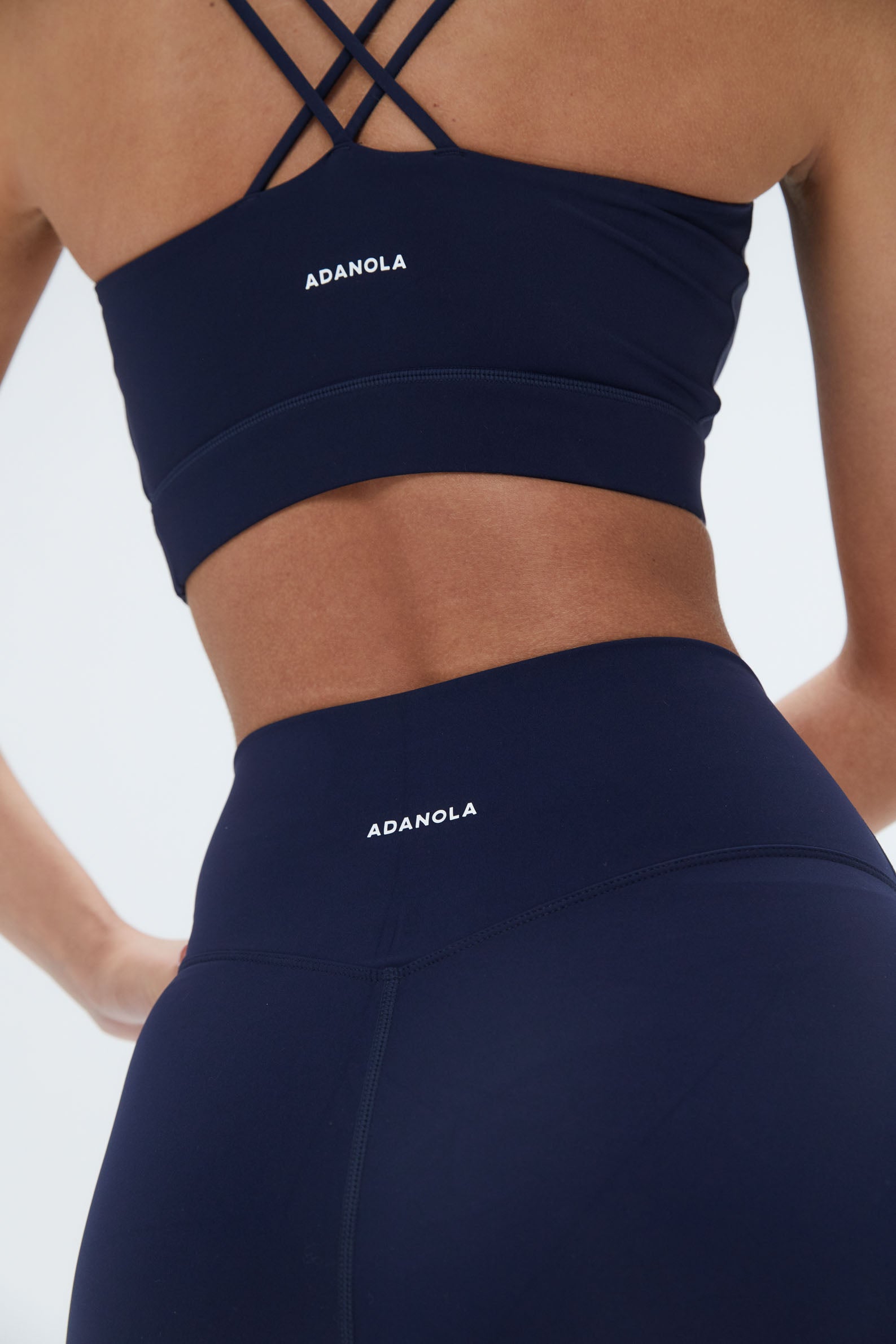 Best High-Waisted Yoga Leggings for Women - Navy Blue - Comfortable & Stretchy Workout Pants for Running, Gym & Lounge