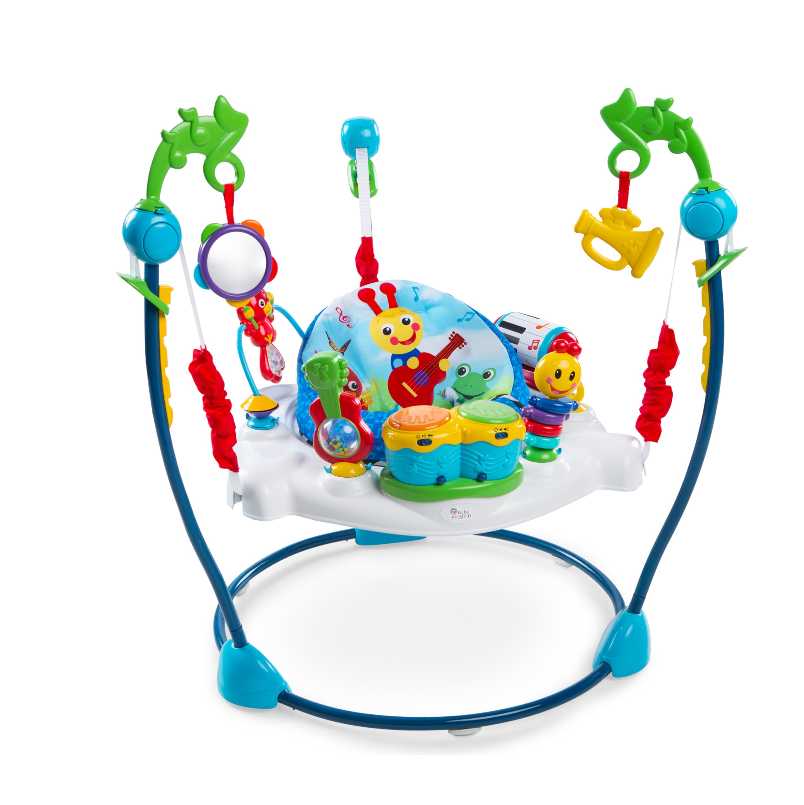 Baby Einstein Neighborhood Symphony Activity Jumper - Interactive Infant Entertainer with Lights, Music & Developmental Toys for Babies 6+ Months (Up to 25 lbs) | Perfect for Playtime, Learning & Motor Skills Development | Unisex Design for Boys & Girls