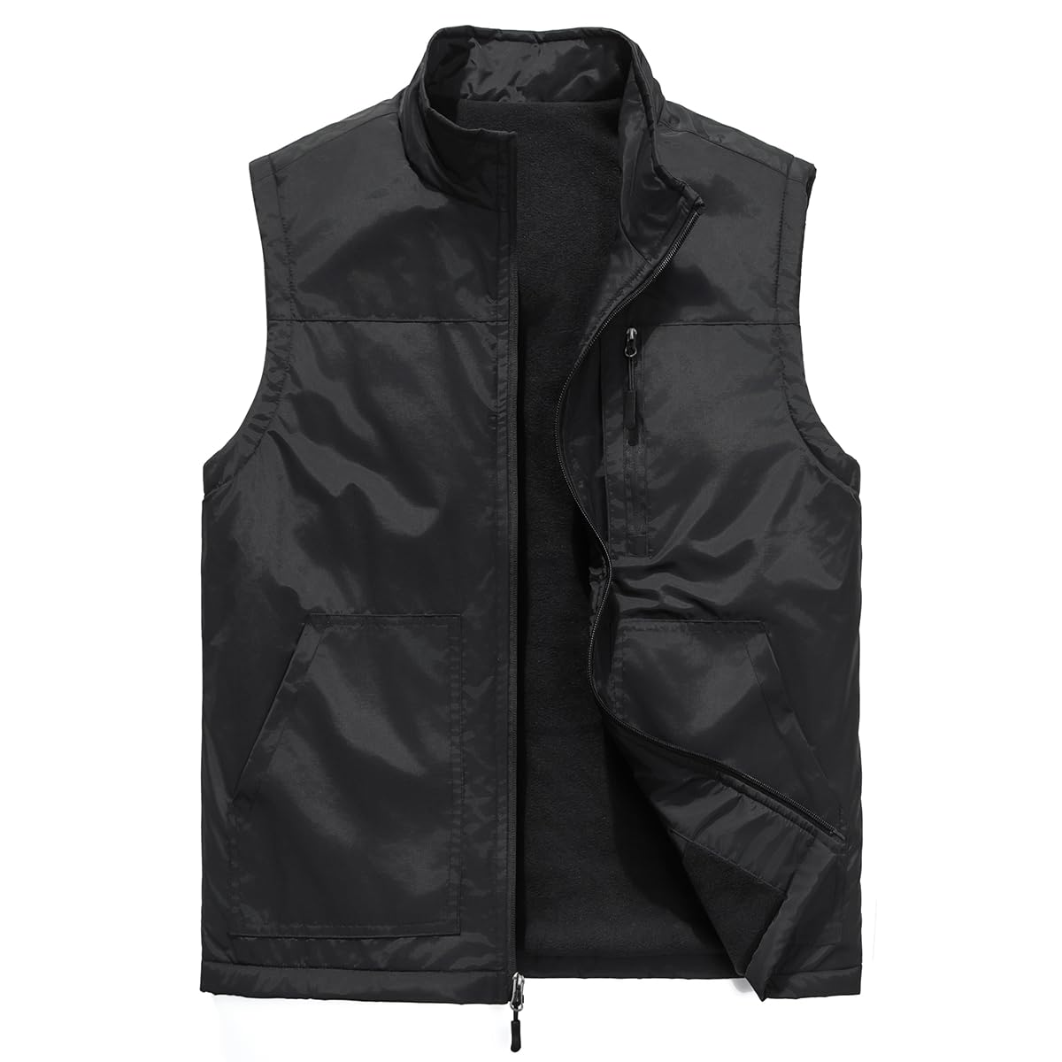 Men's Lightweight Softshell Vest - Windproof Sleeveless Jacket for Golf, Running & Hiking | Outdoor Sports & Casual Wear