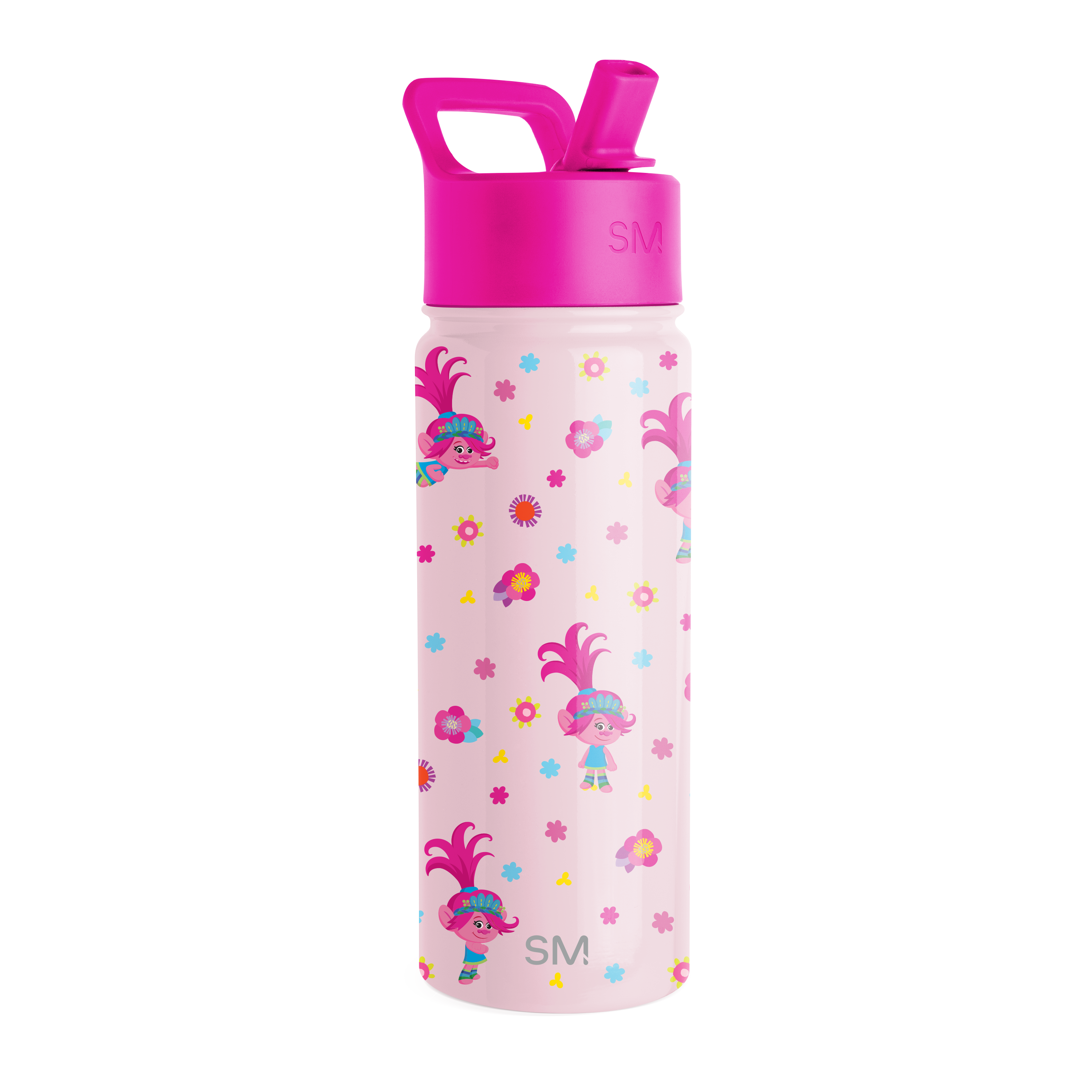 Summit Kids Water Bottle with Straw Lid - BPA Free, Leak Proof, Insulated Stainless Steel Bottle for School, Sports & Outdoor Activities
