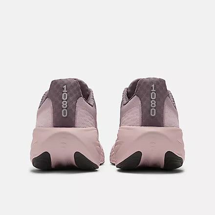 New Balance Women's Fresh Foam X 1080 v14 Running Shoes - Dark Ice Wine/Twilight Haze/Silver Metallic | Cushioned Comfort for Long Distance Running & Gym Workouts