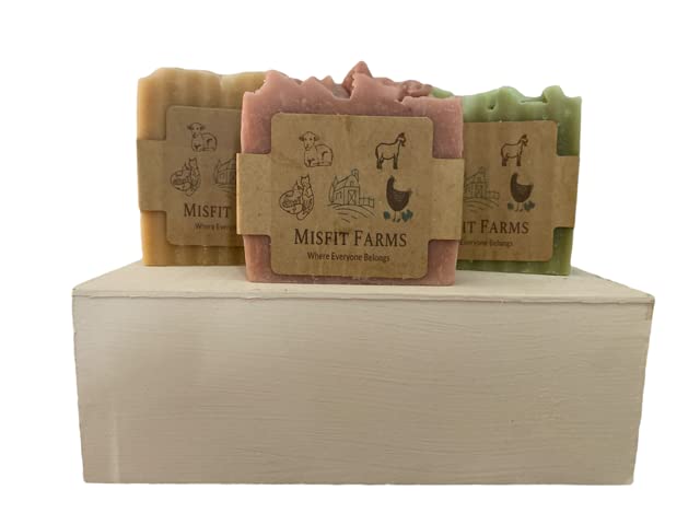Goat Milk Soap with Toasted Oatmeal & Honey - Natural Moisturizing Bar for Dry & Sensitive Skin - Perfect for Daily Face & Body Cleansing