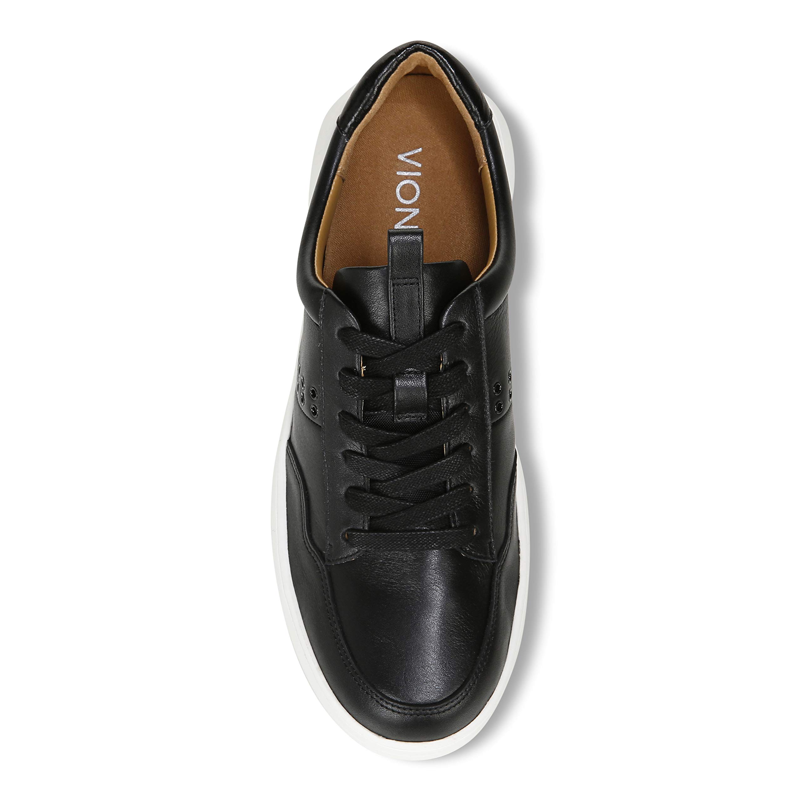 Vionic Ysenia Women's Casual Sneakers - Comfortable Walking Shoes for Women, Black, Size 8 Medium | Perfect for Everyday Wear, Work, and Travel