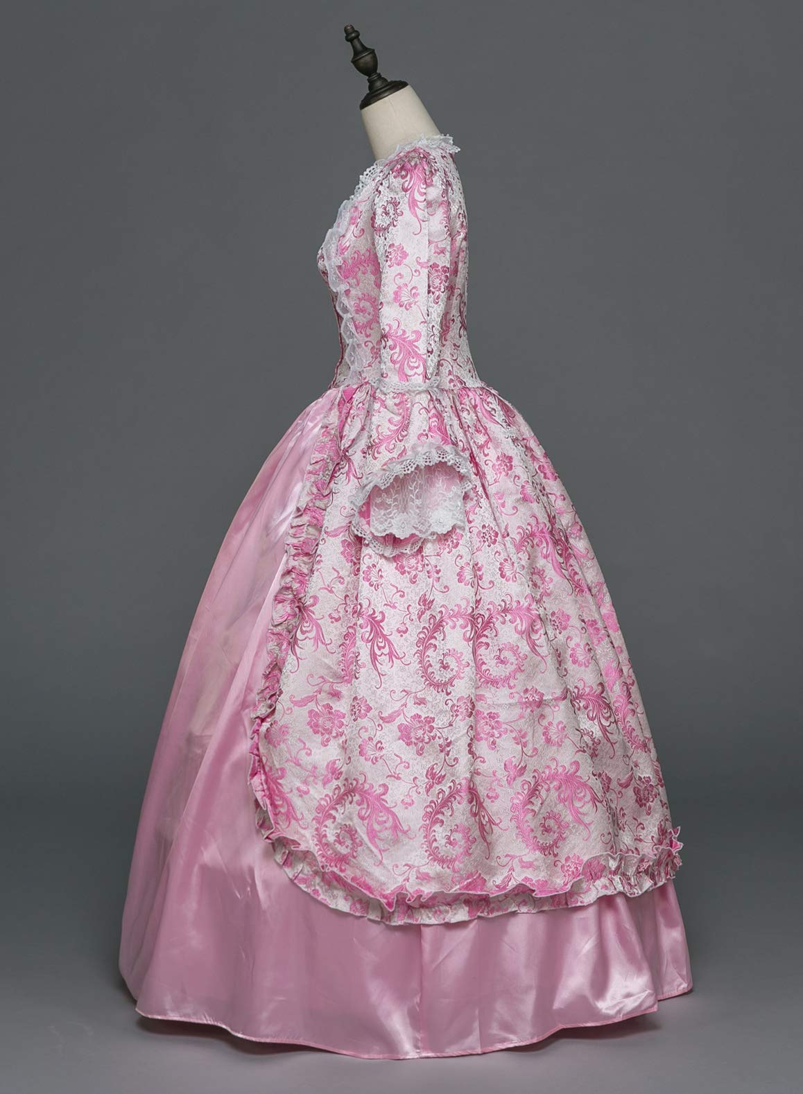 18th Century Rococo Ball Gown - Elegant Masquerade Dress for Women | Vintage Costume Party, Historical Reenactment, Cosplay & Themed Events