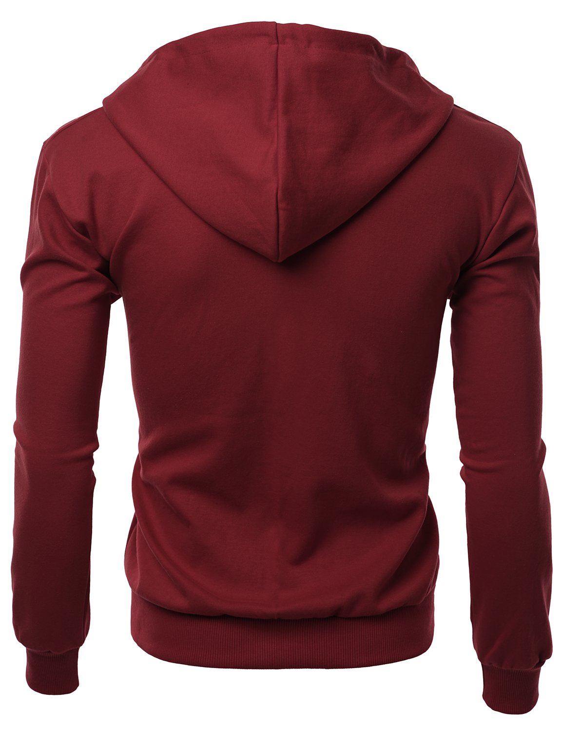 Men's Basic Long Sleeve Zip Up Hoodie - Soft Fleece Lined Pullover with Front Pockets | Casual Wear, Gym, Outdoor Activities & Street Style Fashion