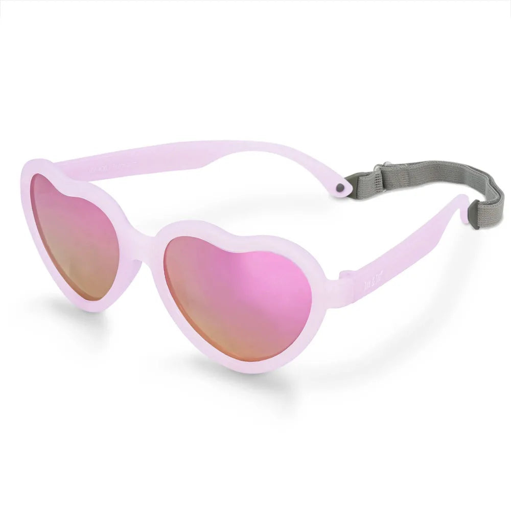 Jan & Jul Heart Sunglasses for Women - Frosty Lavender UV Protection - Perfect for Beach, Summer Outfits & Fashion Accessories