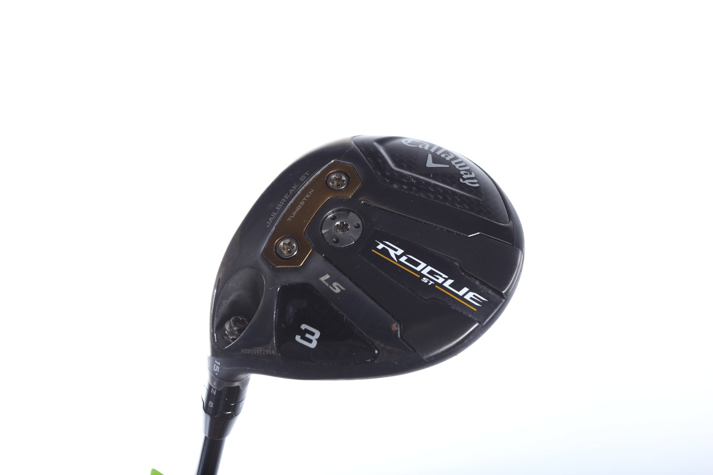 Used Callaway Rogue ST LS 3 Wood Left Handed 15° Extra Stiff Flex Golf Club for Men - Perfect for Long Fairway Shots & Low Handicap Players