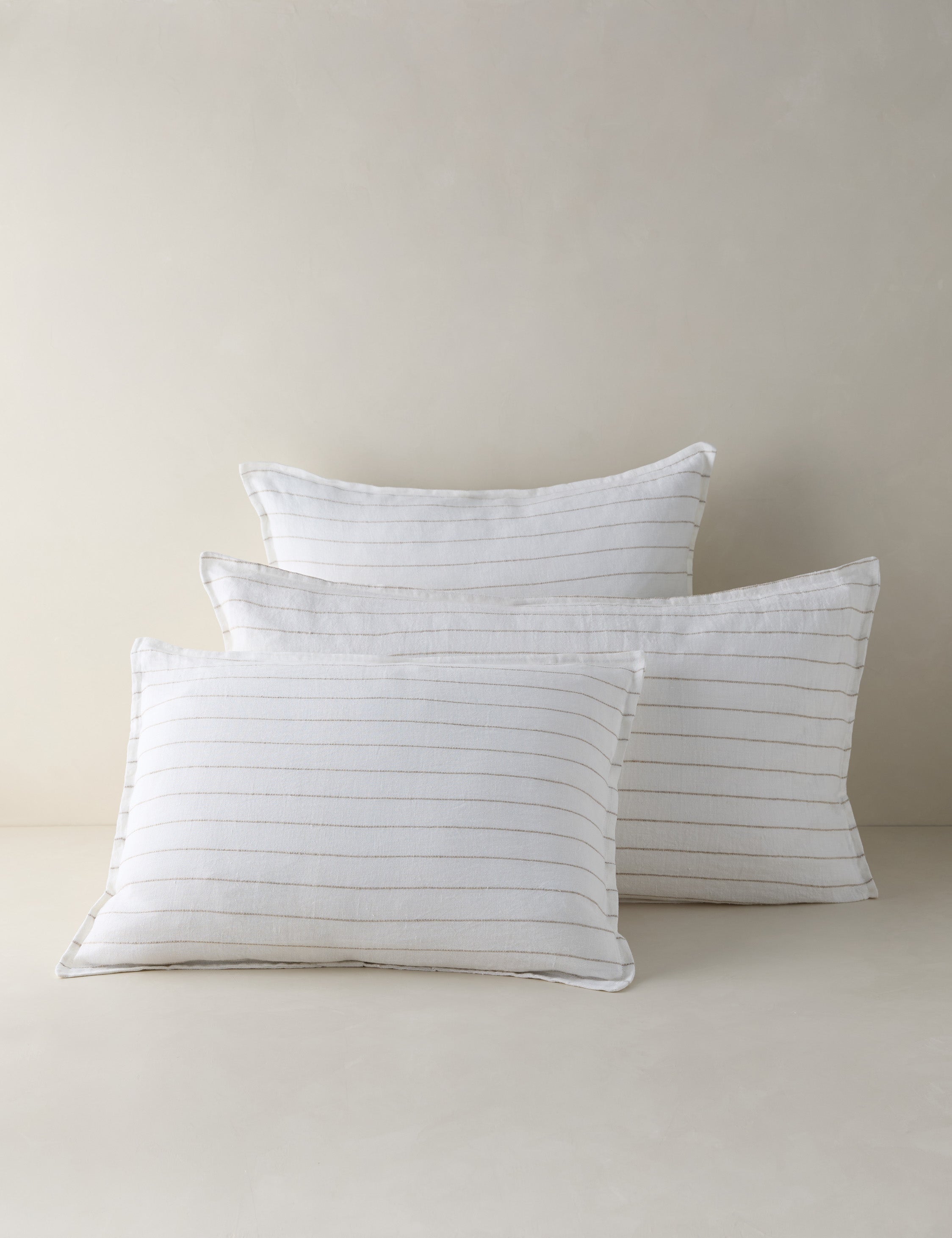 Blake Linen Sham by Pom Pom at Home - Premium Decorative Pillow Cover for Bedroom & Living Room - Perfect for Farmhouse, Modern & Coastal Home Decor