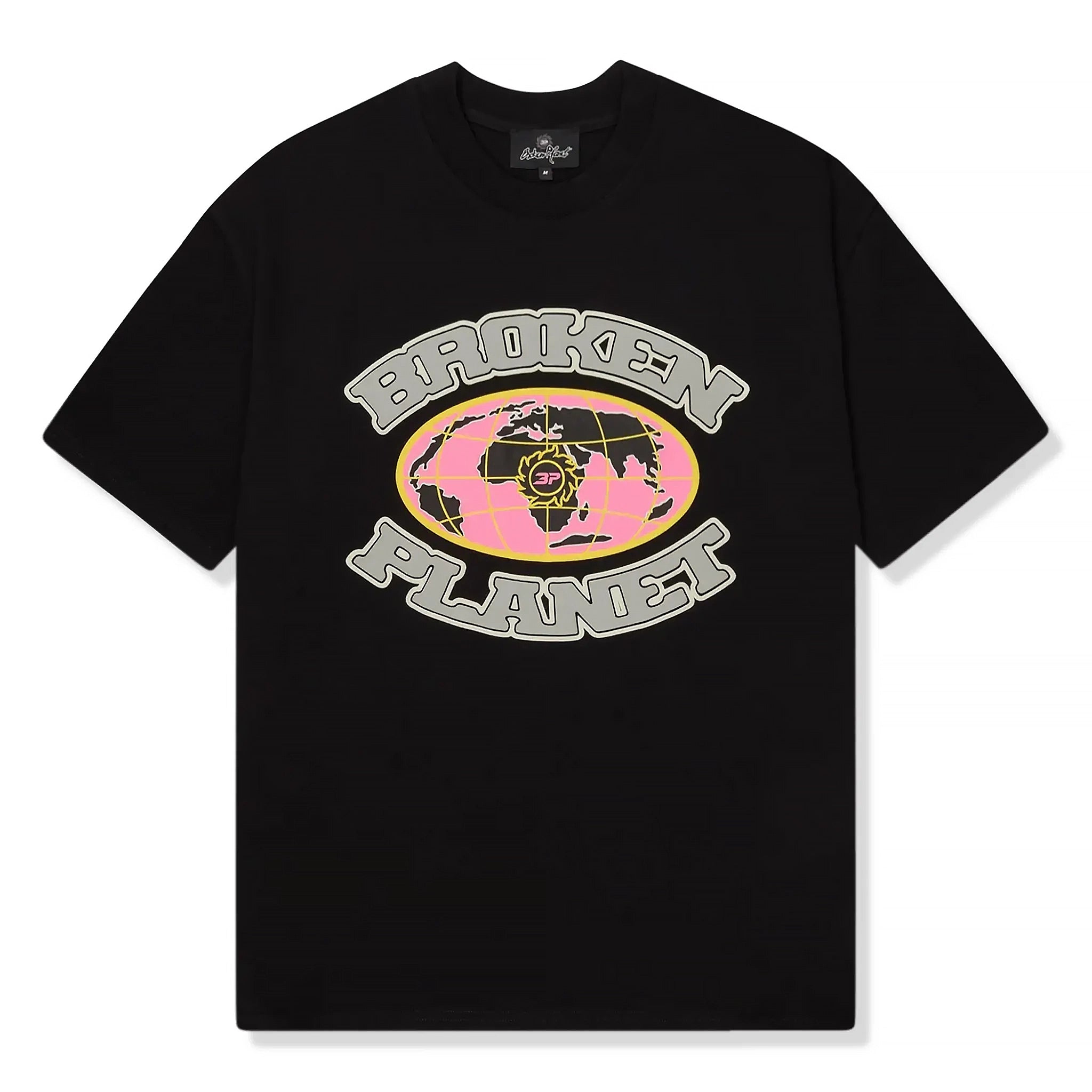 Broken Planet Grid Midnight Black T-Shirt for Men - Stylish Graphic Tee for Casual Wear, Street Fashion & Everyday Outfits