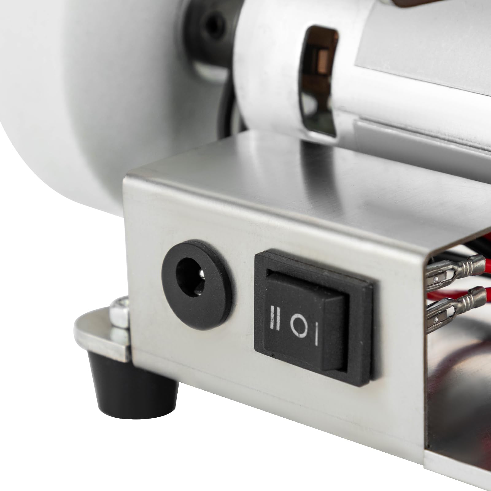 Mini Belt Sander - 7-Speed Adjustable Electric Bench Grinder & Knife Sharpener for Metal Working, Knife Making, DIY Projects | Perfect for Home Workshops, Metal Fabrication, and Woodworking