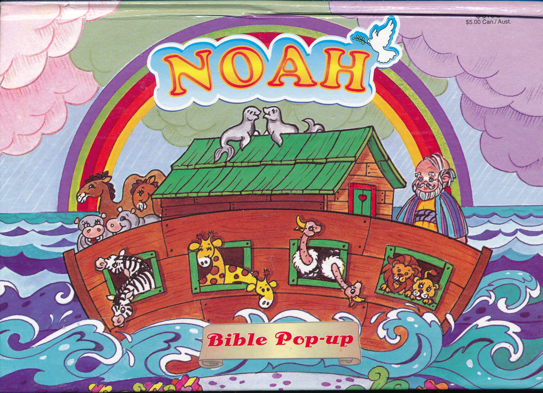 Noah's Ark Bible Pop-Up Book for Kids - Interactive Christian Storybook for Sunday School & Family Storytime