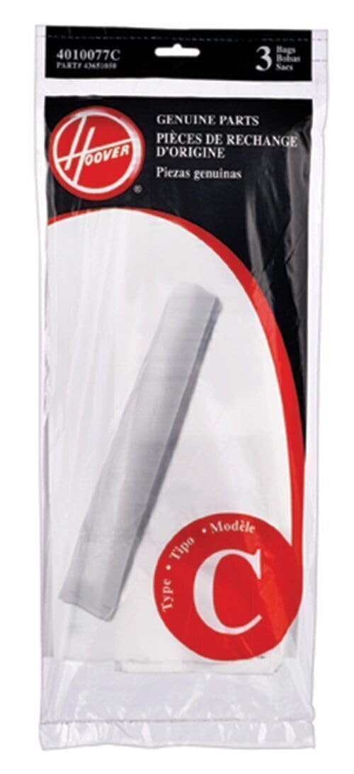 Hoover Vacuum Bags - 3 Pack for Bottom Fill Upright Vacuums | Compatible with Hoover Upright Models | Perfect for Deep Cleaning Carpets and Hard Floors