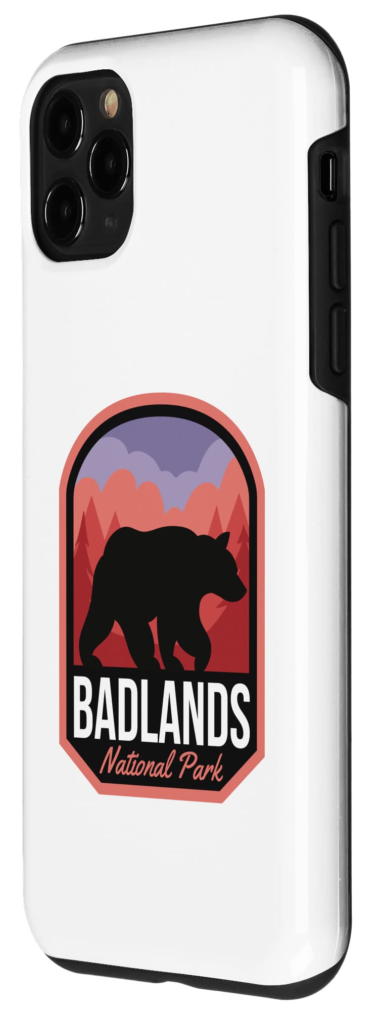 iPhone 11 Pro Case - Premium Shockproof Bear Design for Badlands National Park - Perfect for Outdoor Adventures & Travel Protection