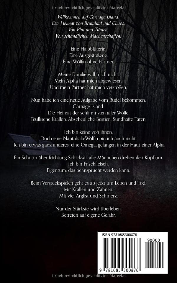 Carnage Island: Wolf Claws and Forbidden Bites - German Edition - Action-Packed Werewolf Adventure for Fantasy Book Lovers