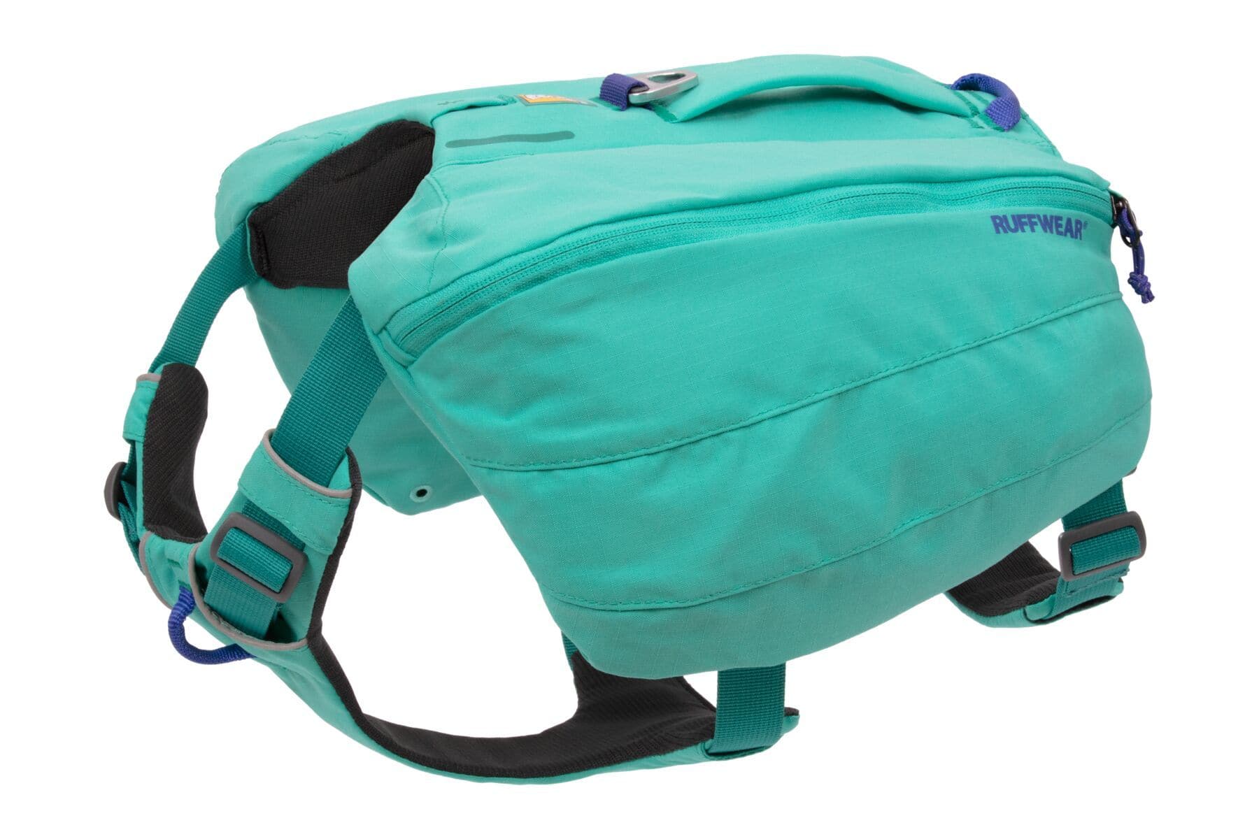 Ruffwear Front Range Dog Backpack - Aqua Green (Aurora Teal) Waterproof Hiking Pack for Medium Dogs | Perfect for Outdoor Adventures, Camping & Daily Walks