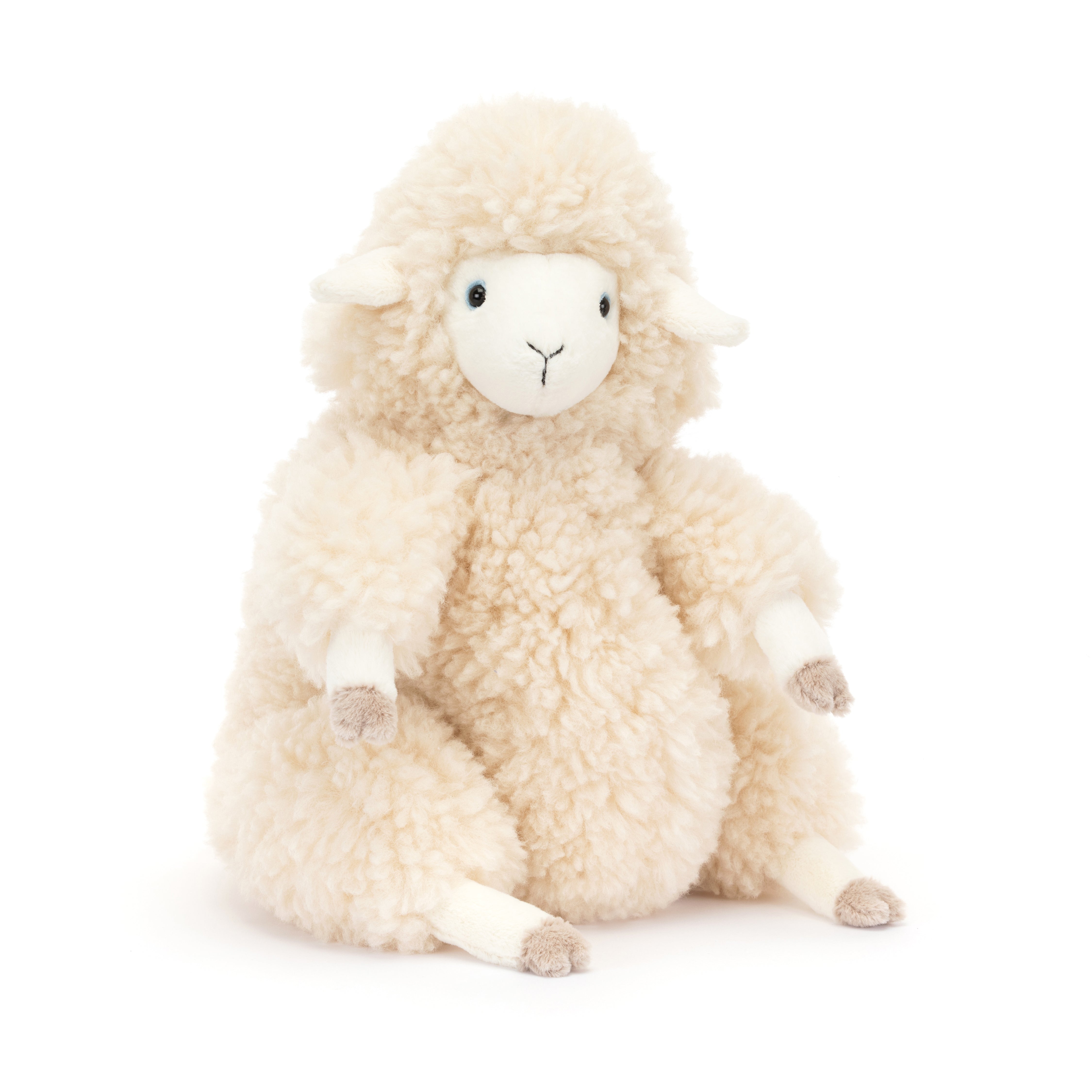 Soft and Cozy Bibbly Bobbly Sheep Plush Toy - Perfect for Kids' Bedtime, Nursery Decor, and Cuddling Gifts