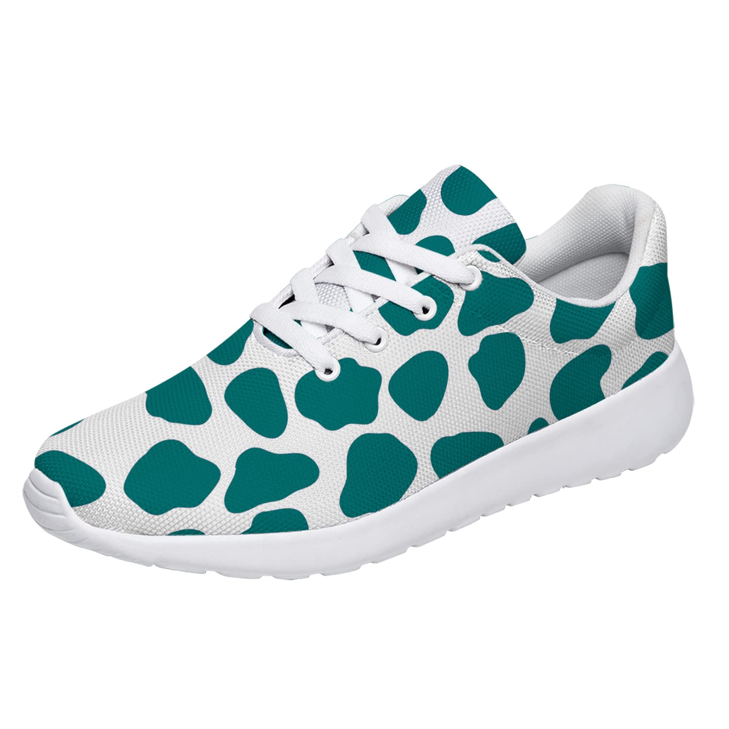 Cow Print Shoes for Men & Women - Lightweight Athletic Running Sneakers, Tennis & Walking Shoes - Perfect Gift for Her or Him - Ideal for Running, Gym Workouts & Casual Wear