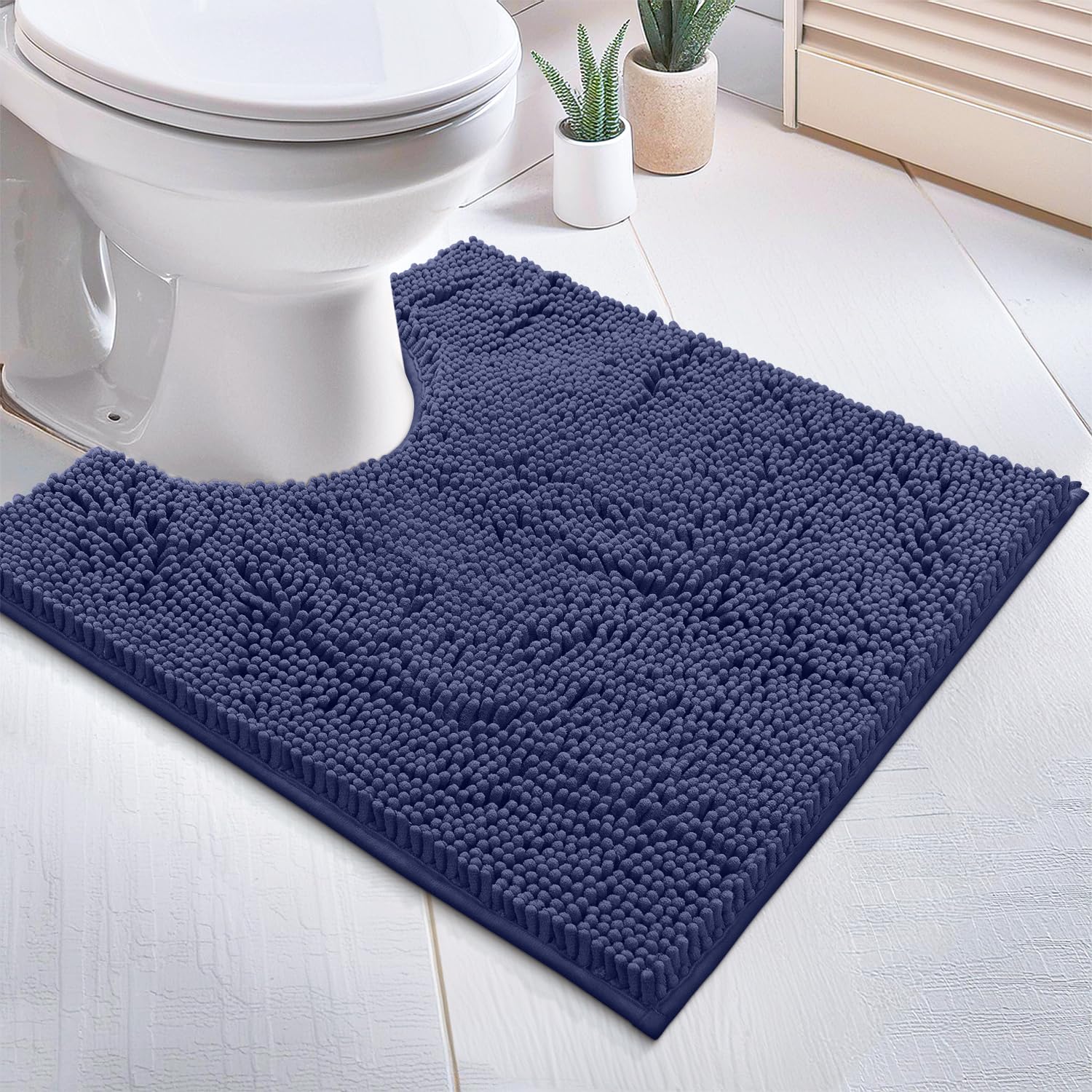Premium Soft Plush Bath Mat - Ultra Absorbent Shaggy Bathroom Rug, Non-Slip Toilet Mat for Bath & Shower (20