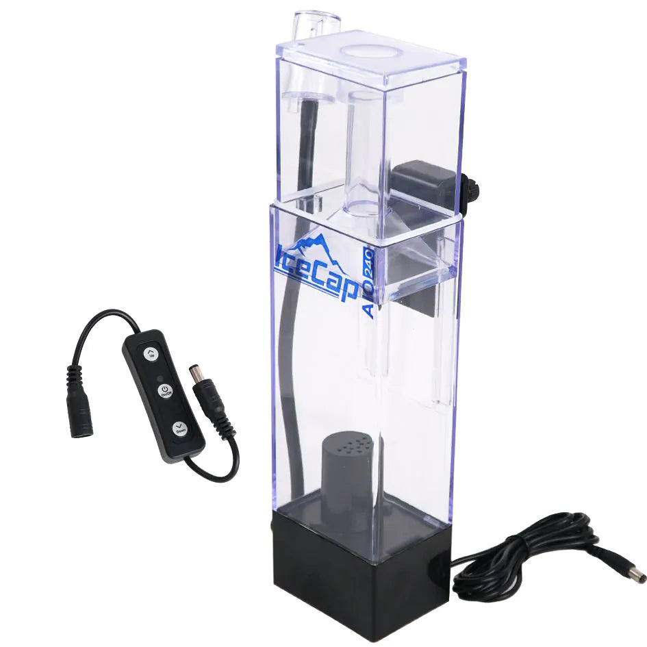 IceCap AIO 240 All-in-One Protein Skimmer for Saltwater Aquariums - Efficient Marine Tank Filtration System for Reef & Fish Tanks